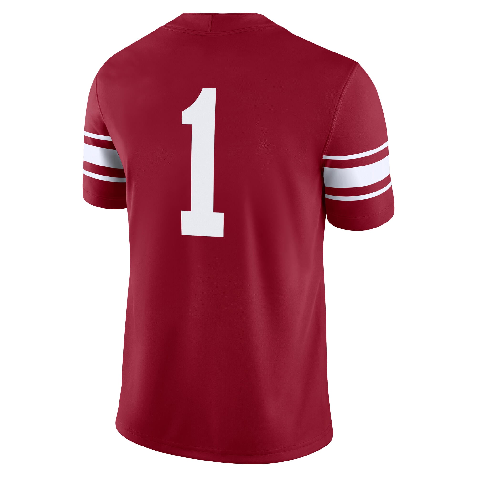 #1 Oklahoma Sooners Throwback Alternate Jersey Crimson - back view