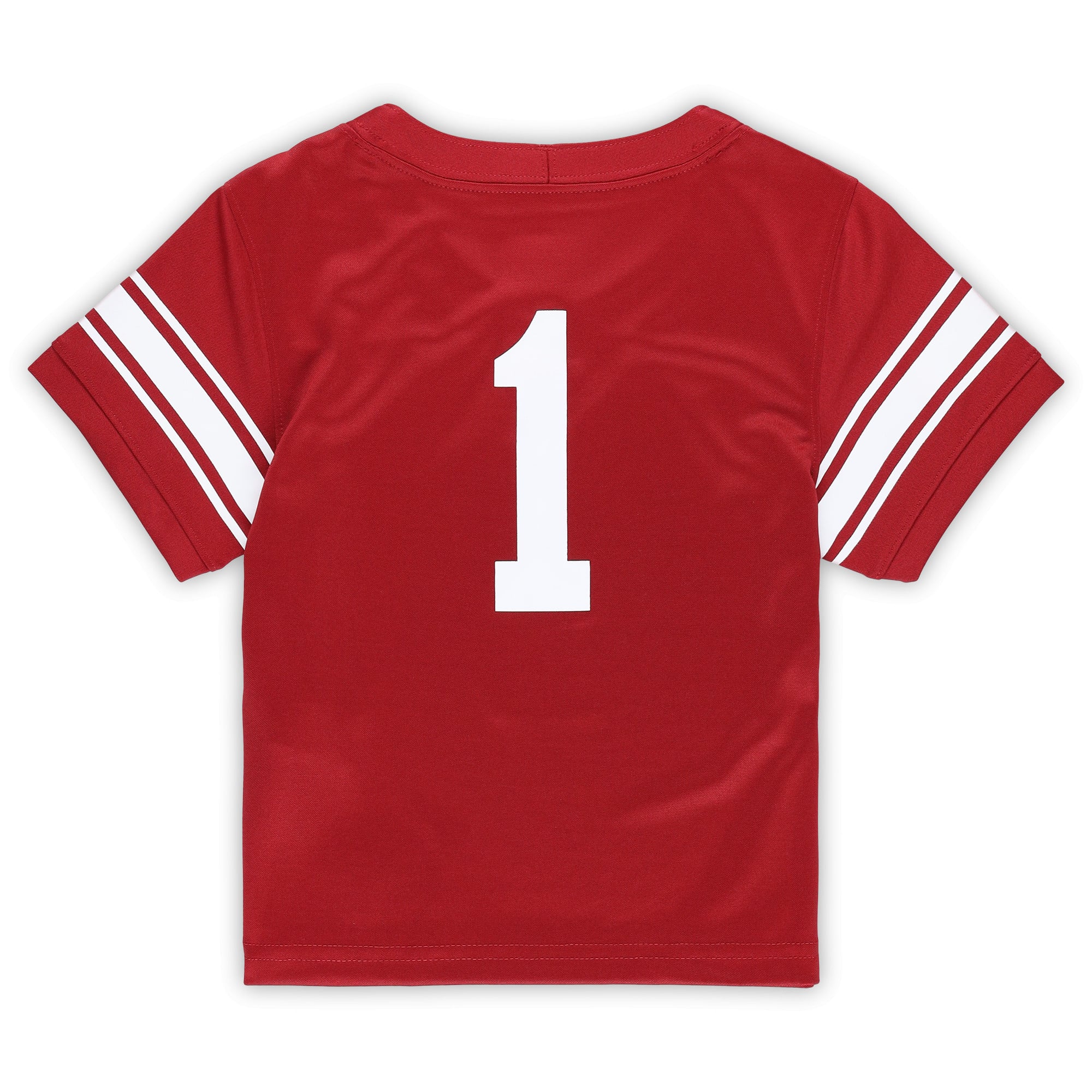 #1 Oklahoma Sooners Toddler Alternate Football Jersey Crimson - back view