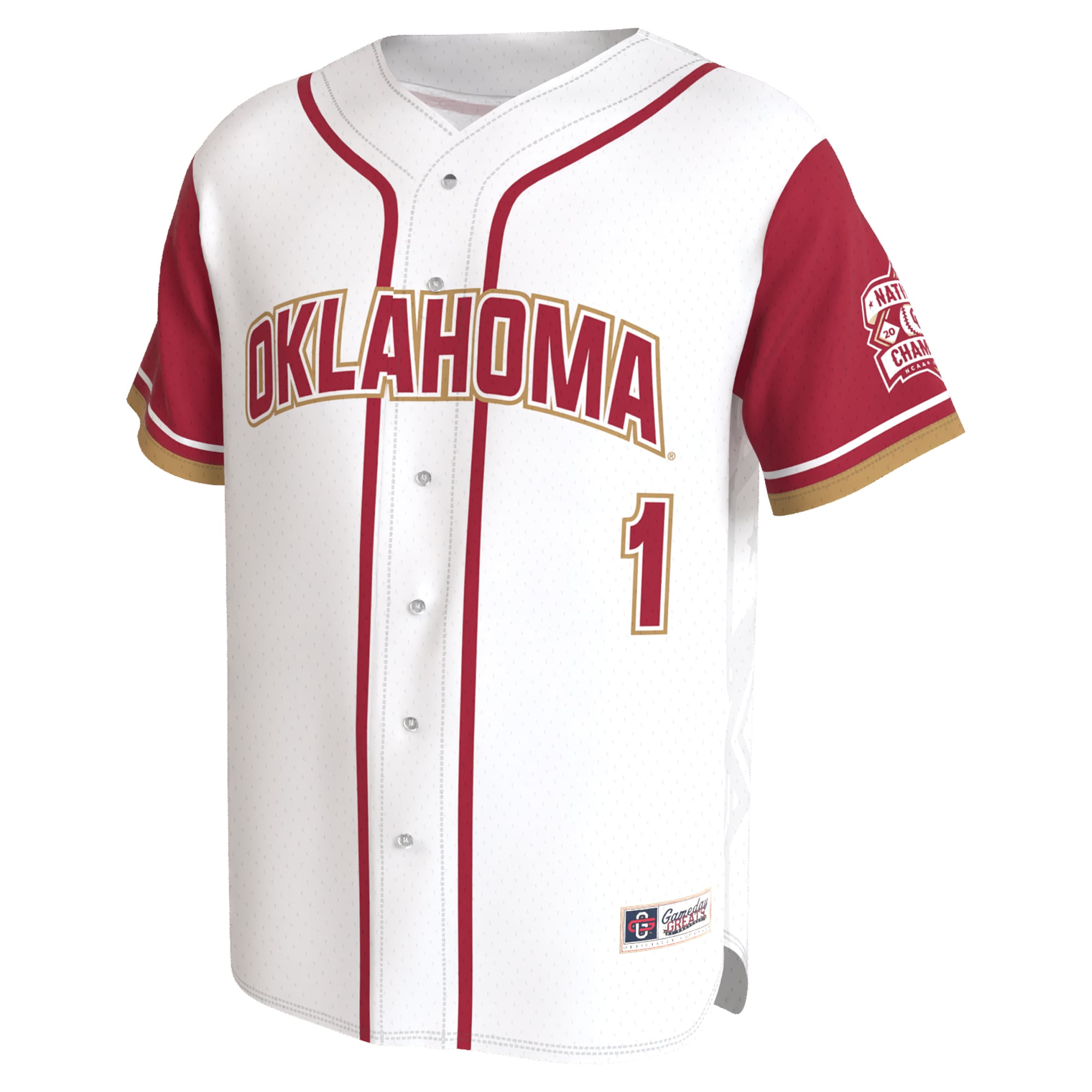 Oklahoma Sooners Unisex 2026 NCAA Baseball Men's College World Series Champions - front view