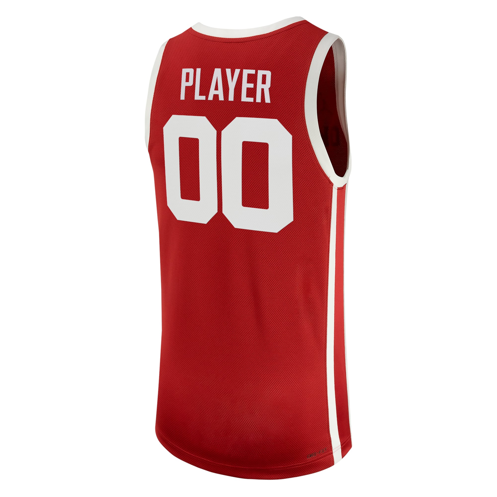 Oklahoma Sooners Unisex Women's Basketball Jersey Crimson - back view