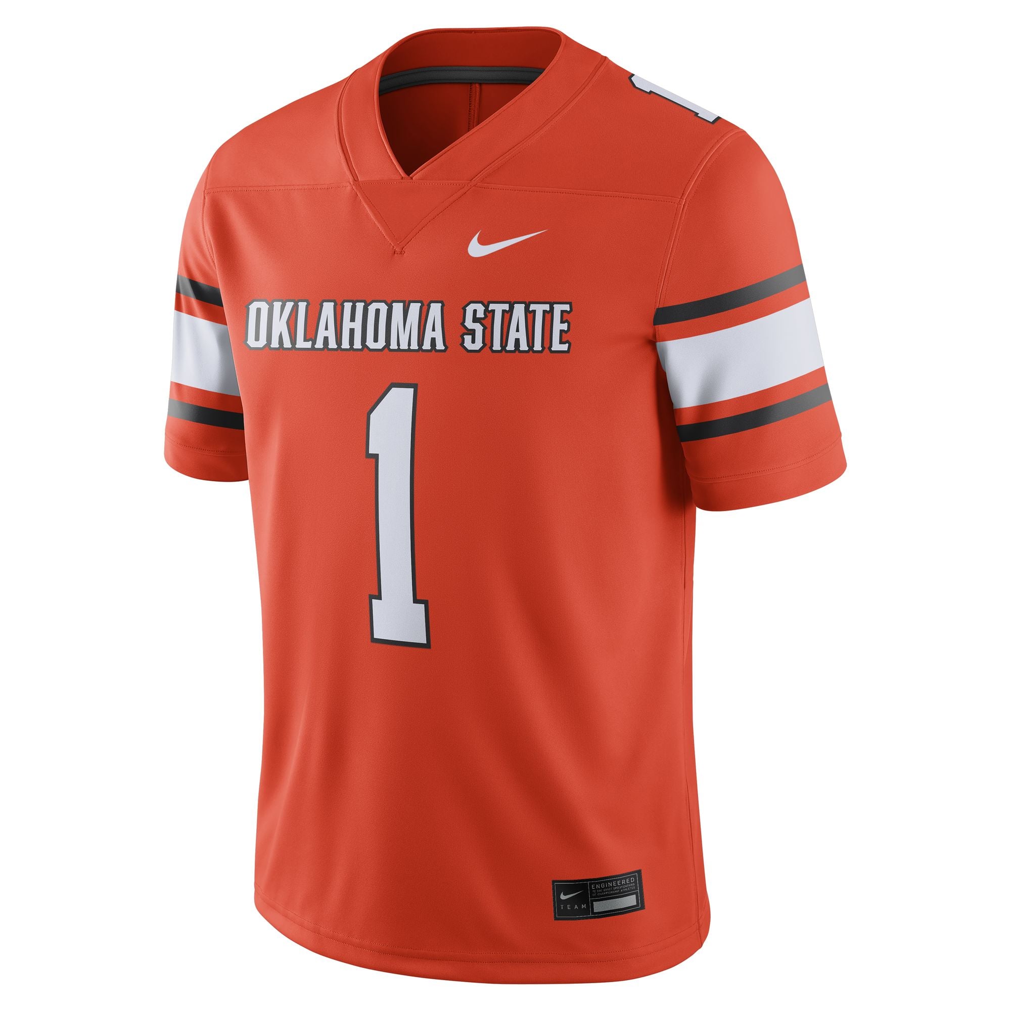 #1 Oklahoma State Cowboys Jersey Orange - front view