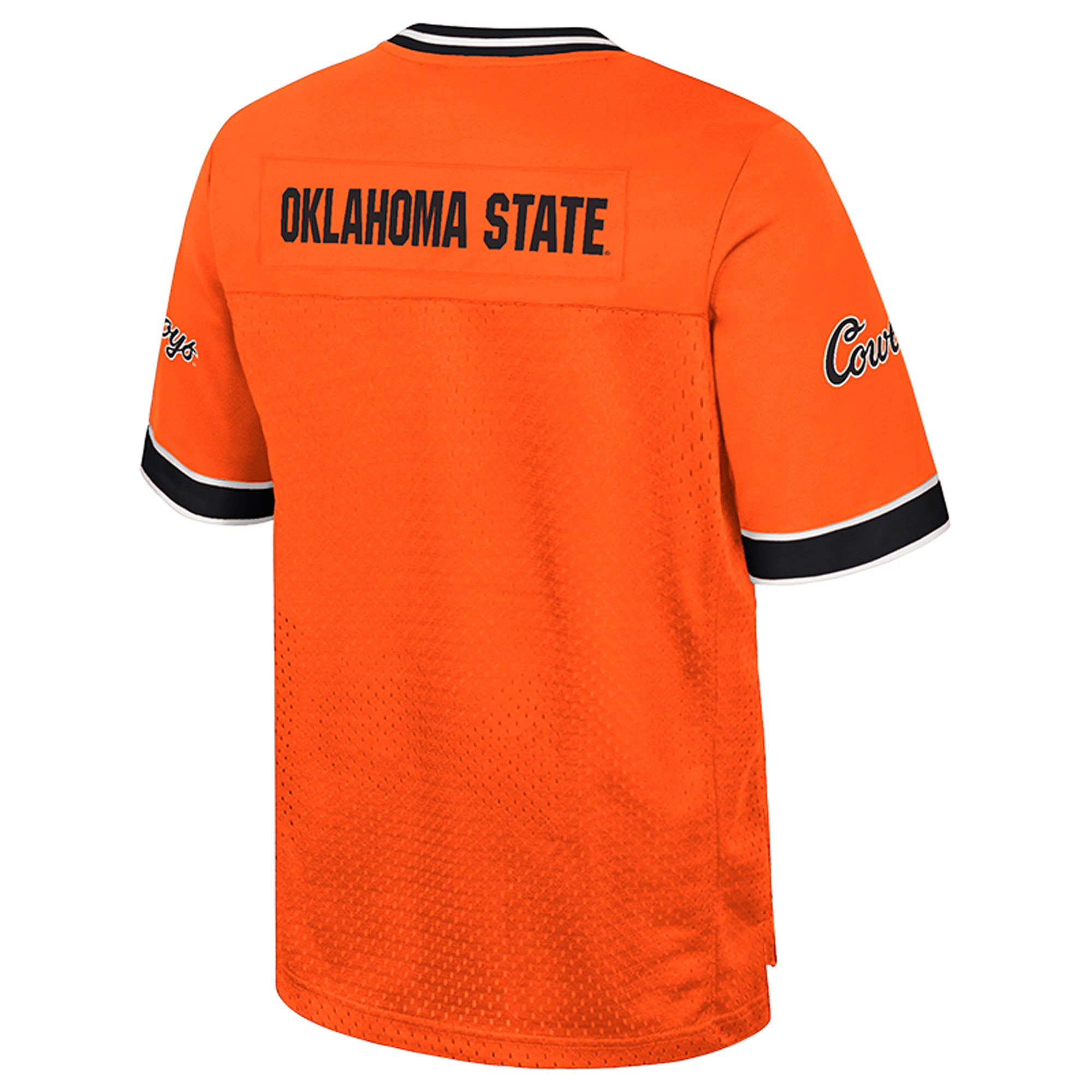 Oklahoma State Cowboys Nothing But The Hits Football Jersey Orange - back view