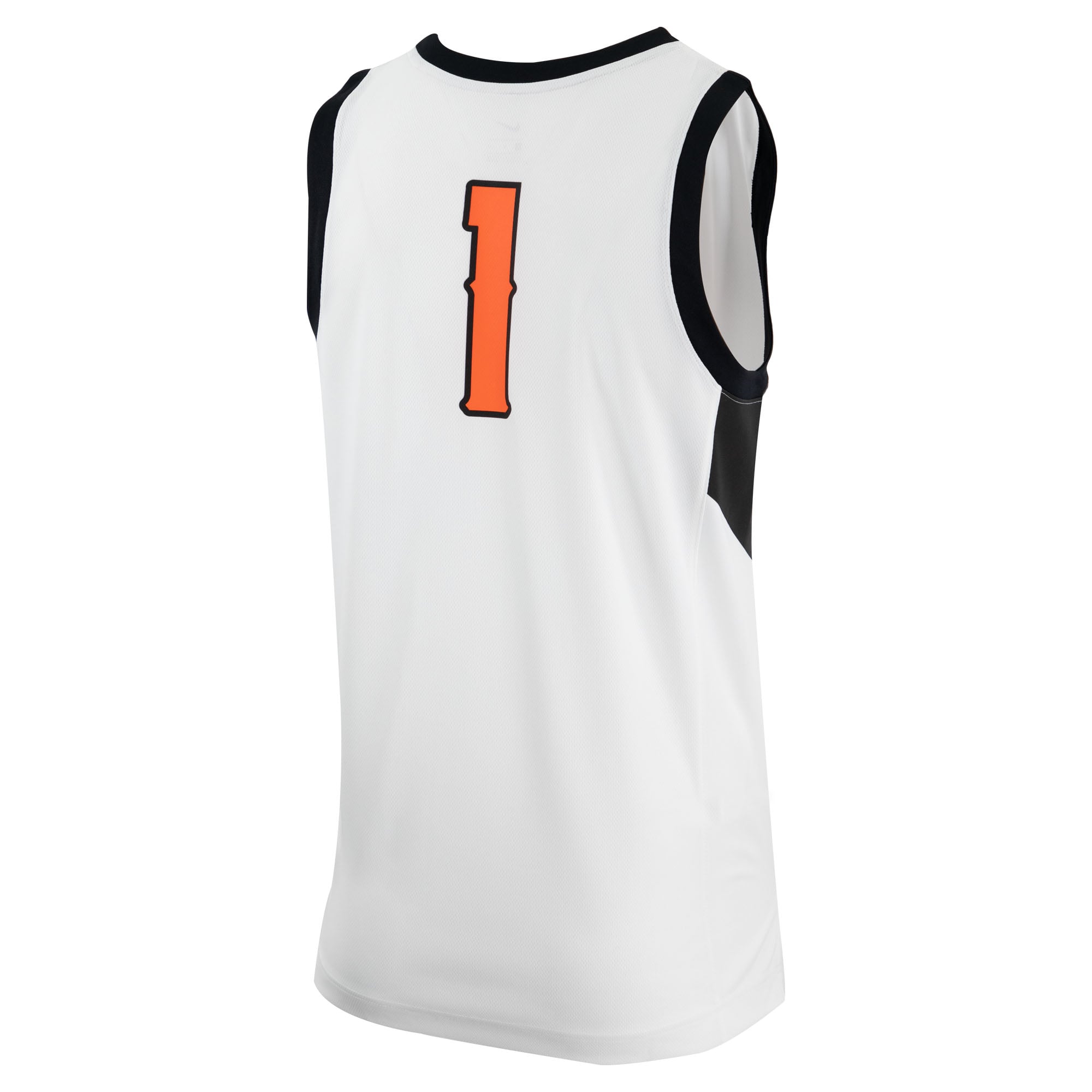 Oklahoma State Cowboys Retro Basketball Jersey White - back view