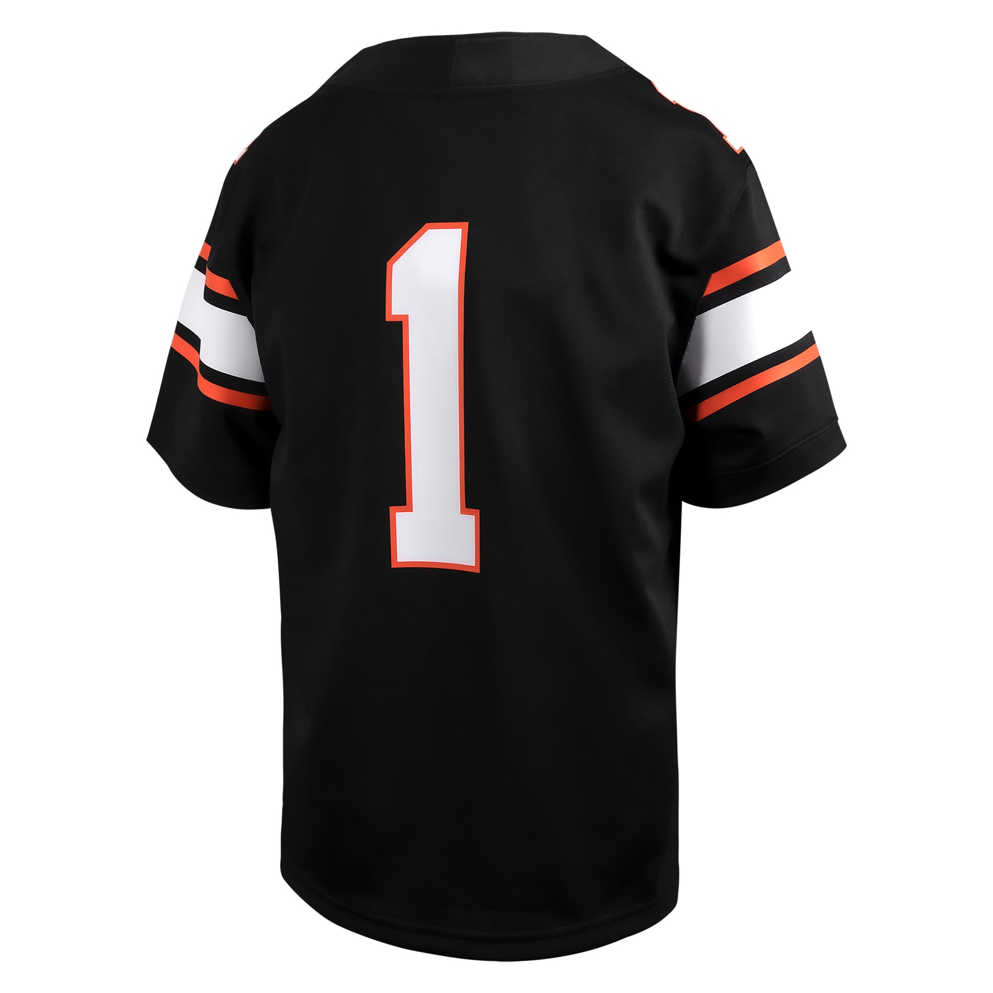 #1 Oklahoma State Cowboys Toddler Jersey Black - back view