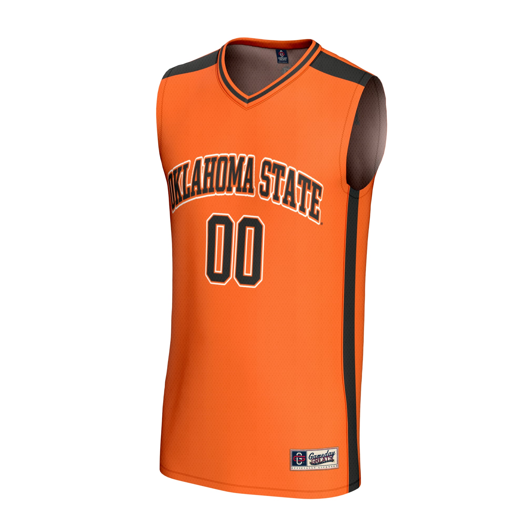 Oklahoma State Cowboys Unisex Lightweight Collegiate Men's Basketball Fashion Jersey - front view