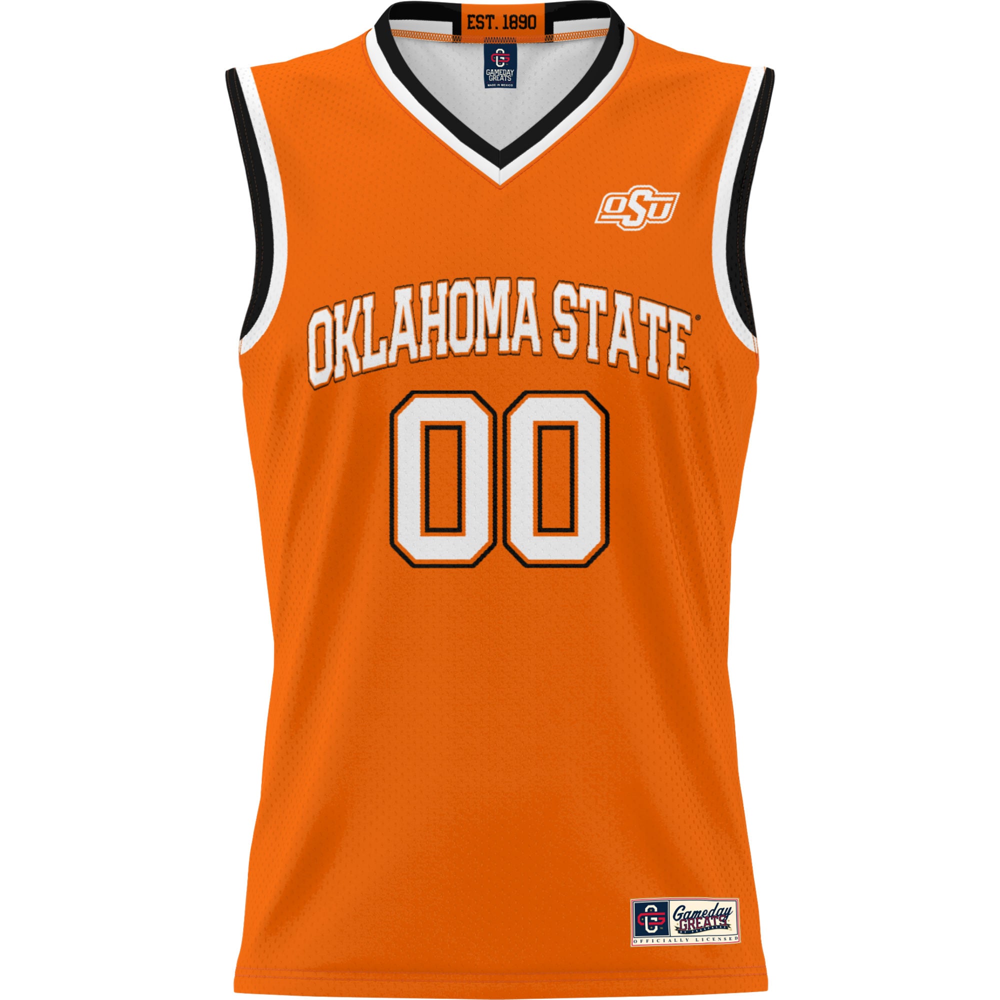 Oklahoma State Cowboys Youth Lightweight Women's Basketball Jersey Orange - front view