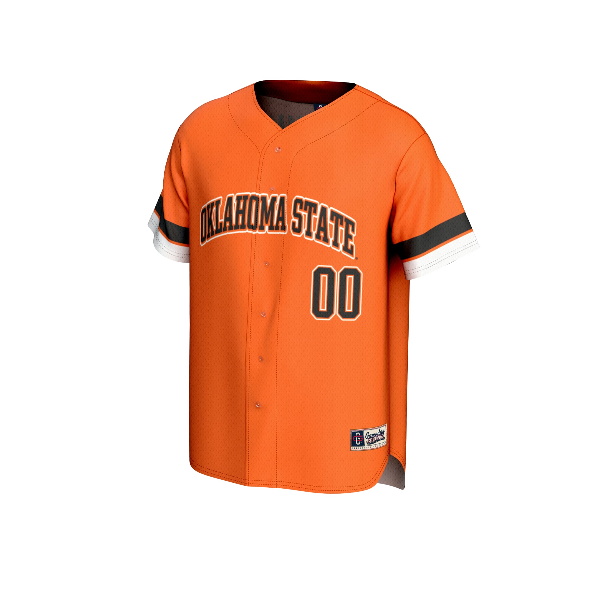 Oklahoma State Cowboys Youth Lightweight Baseball Jersey Orange - front view
