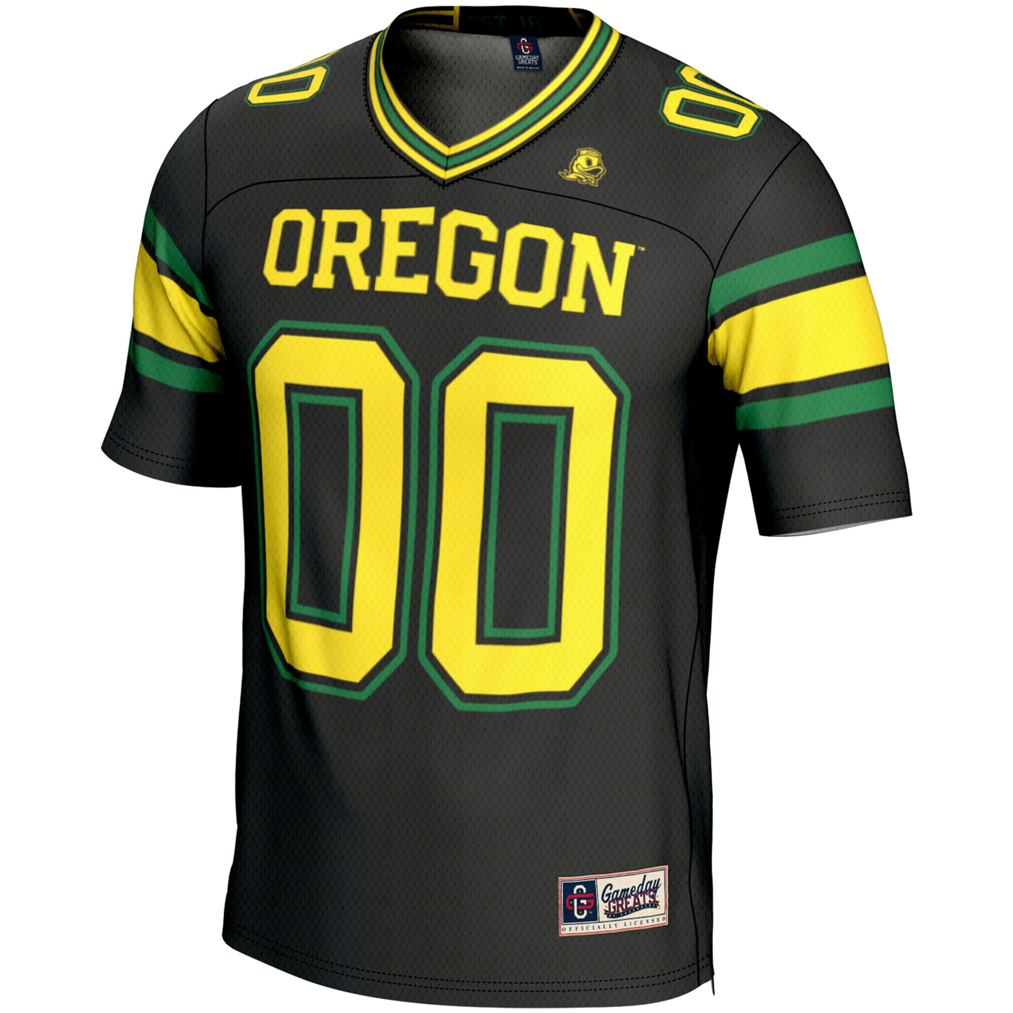Oregon Ducks Football Jersey Black - front view