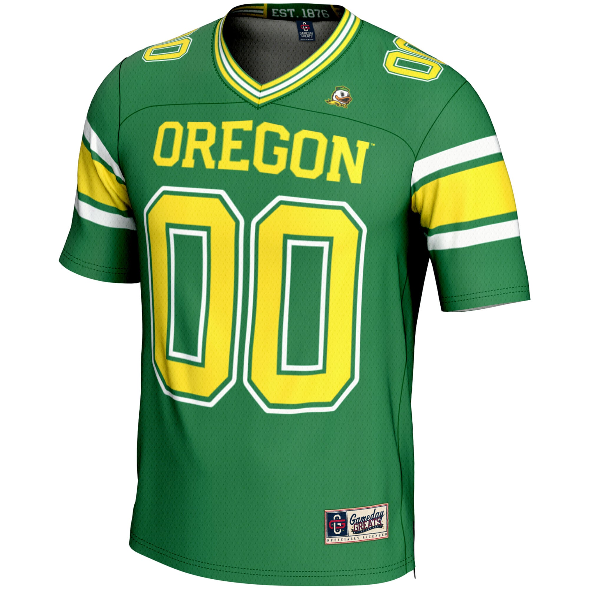 Oregon Ducks Football Jersey Green - front view