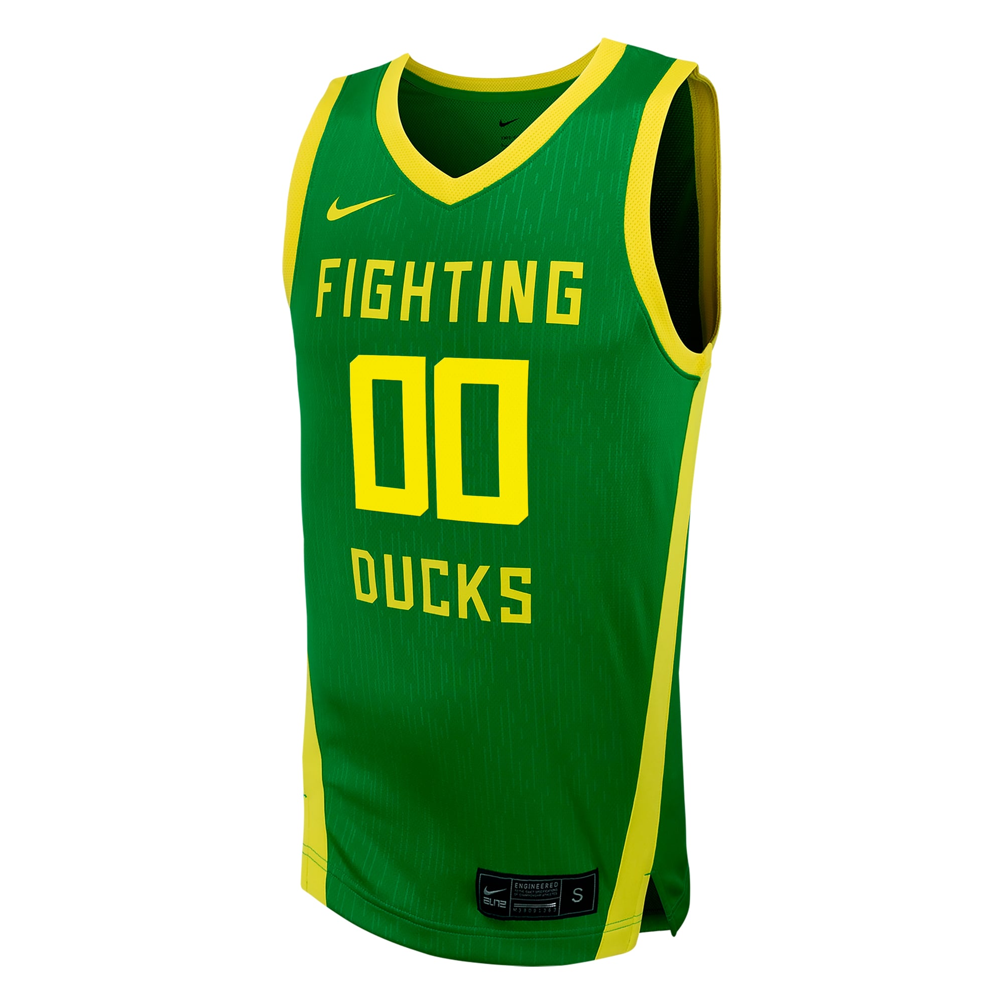 Oregon Ducks Men's Basketball Jersey Green - front view