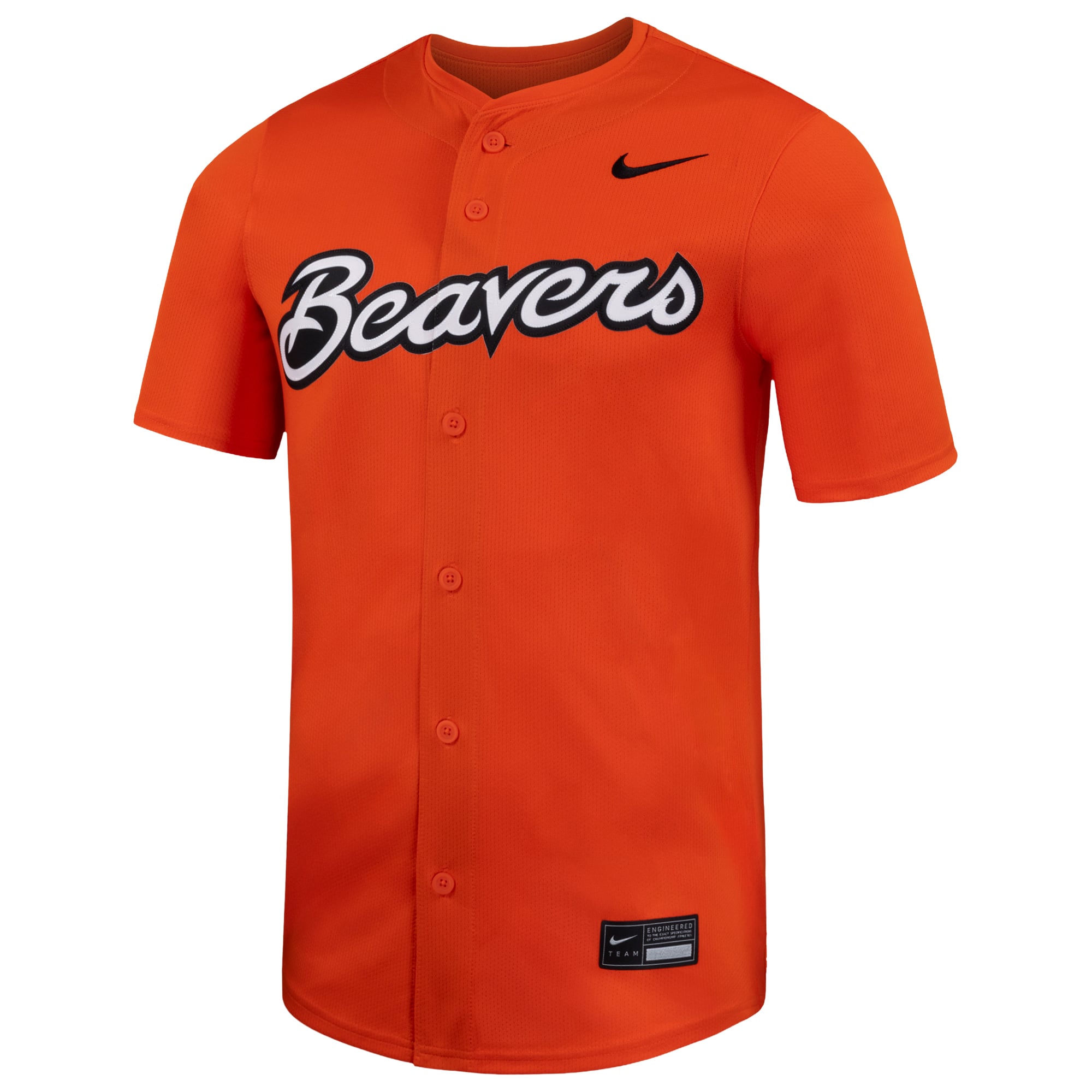 Oregon State Beavers Baseball Jersey Orange - front view