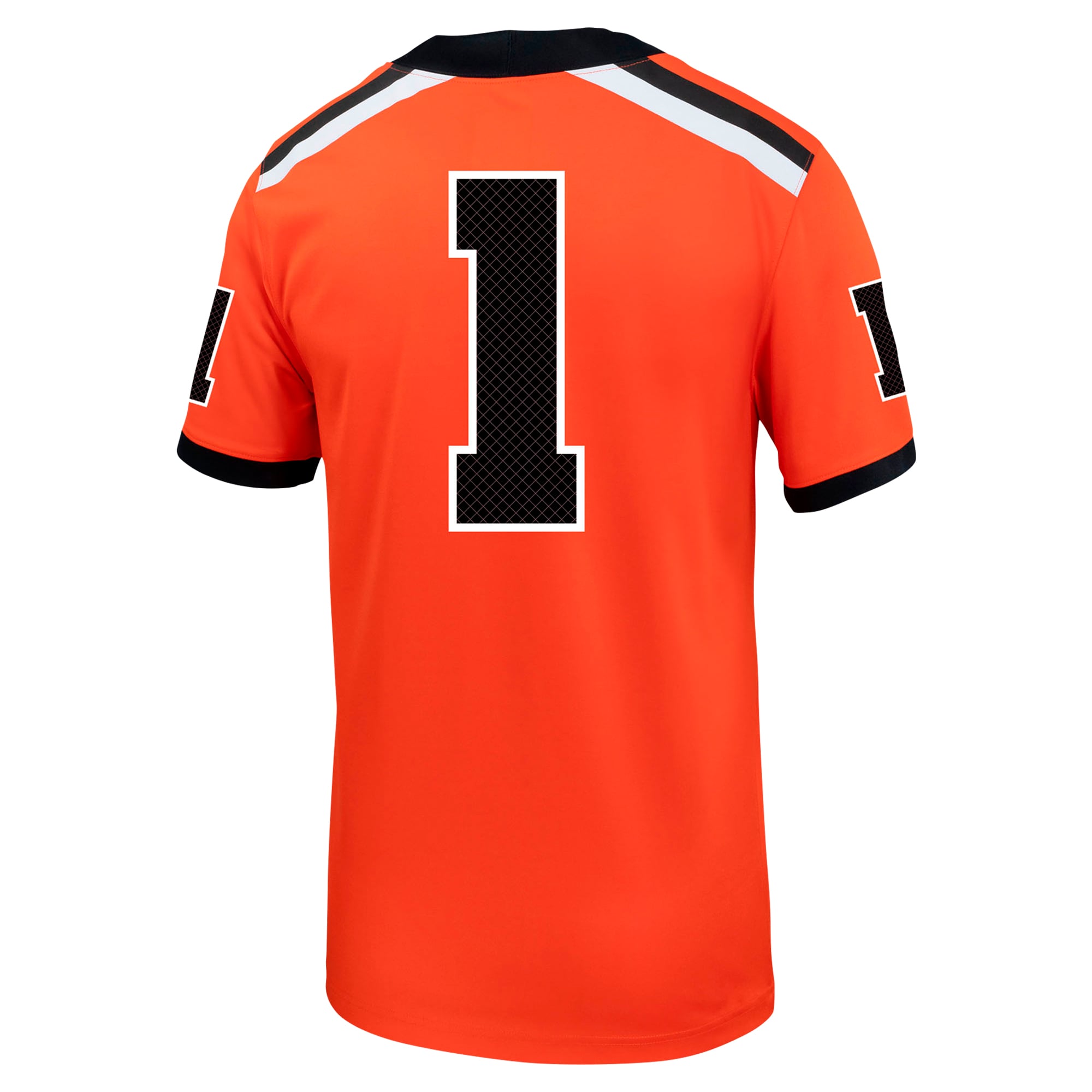 #1 Oregon State Beavers Football Jersey - Orange - back view