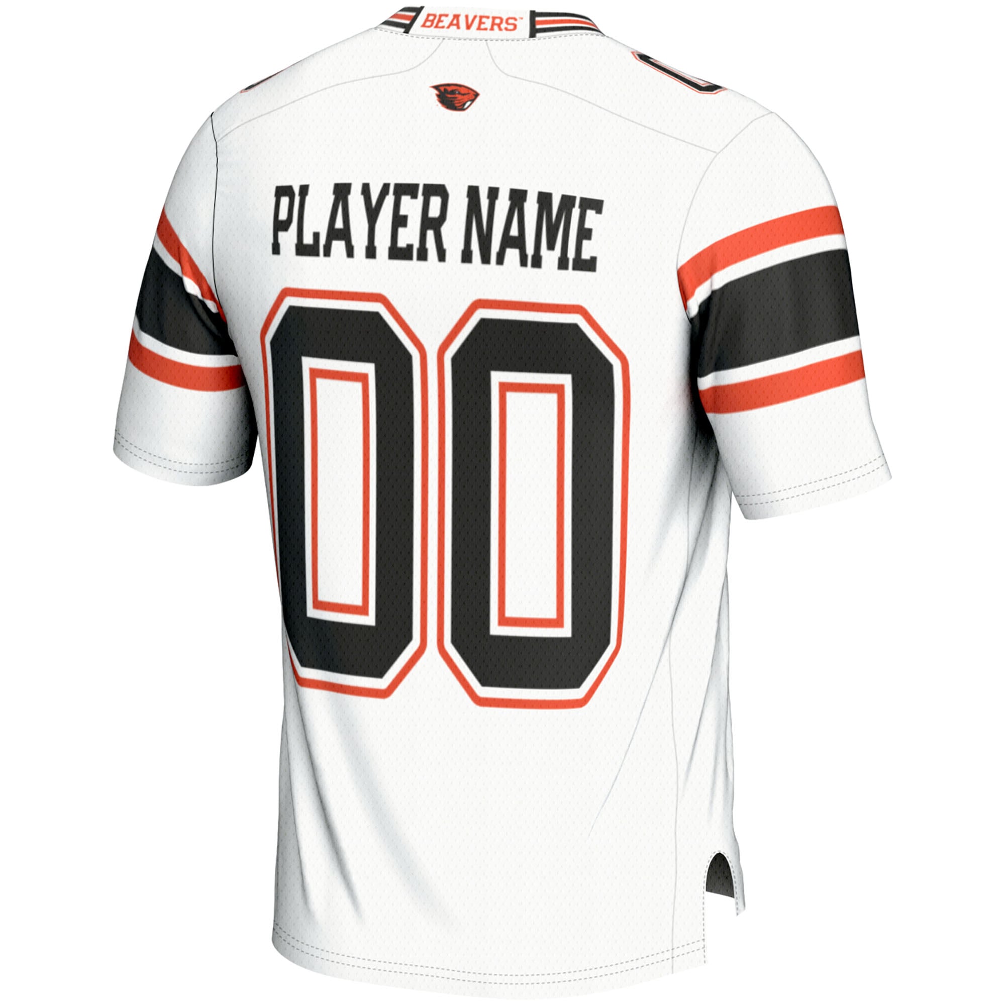 Oregon State Beavers Football Jersey White - back view