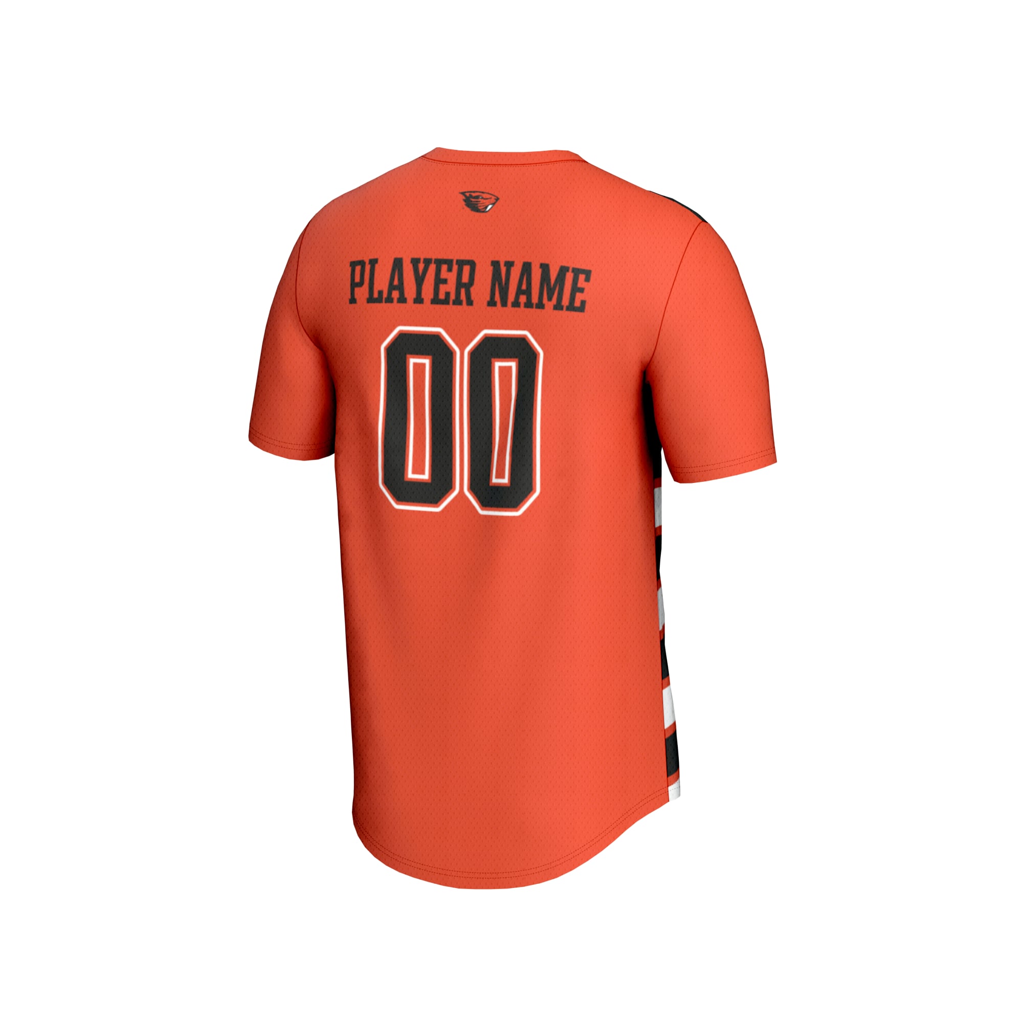 Oregon State Beavers Unisex Collegiate Women's Soccer Lightweight Fashion Jersey - back view