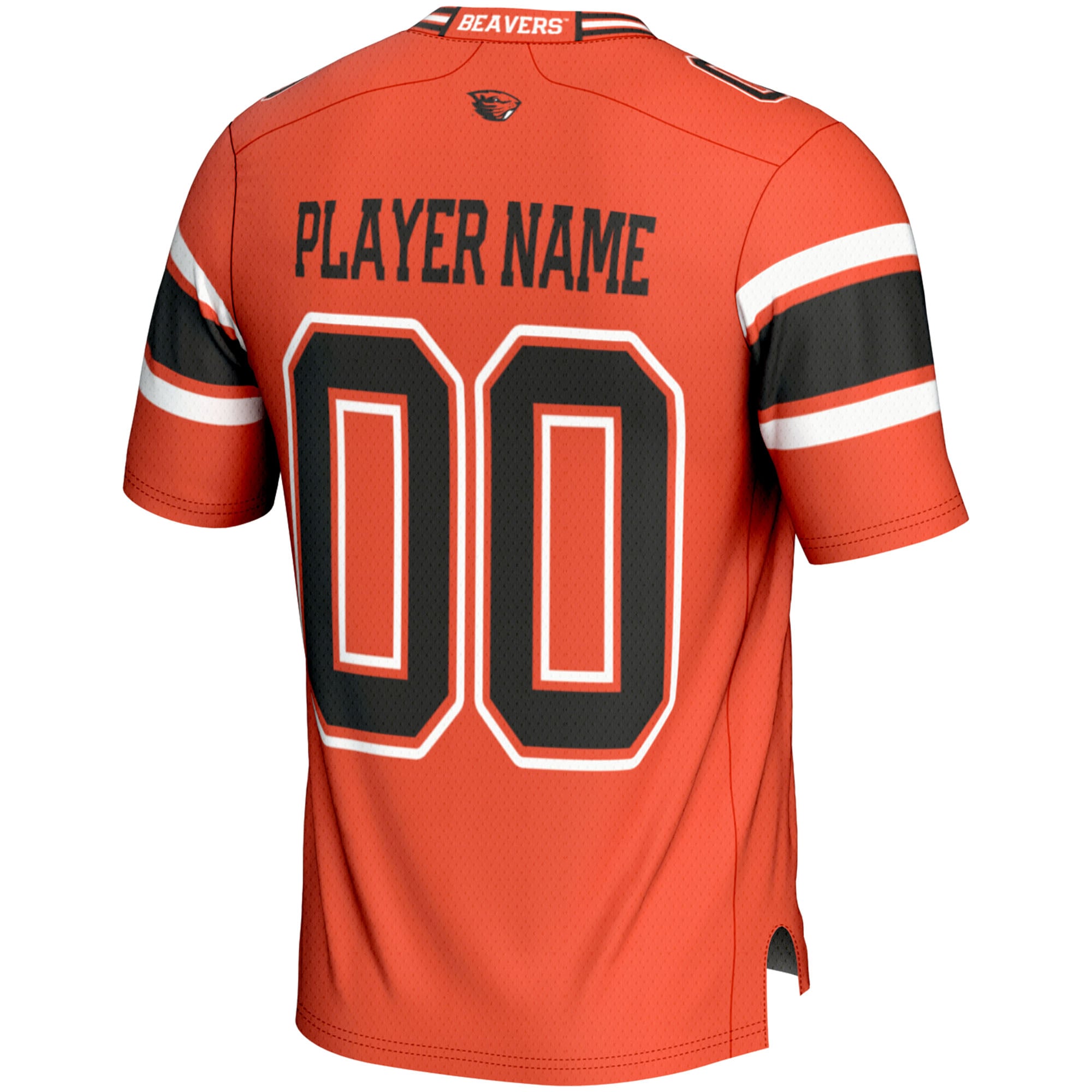 Oregon State Beavers Youth Football Jersey Orange - back view