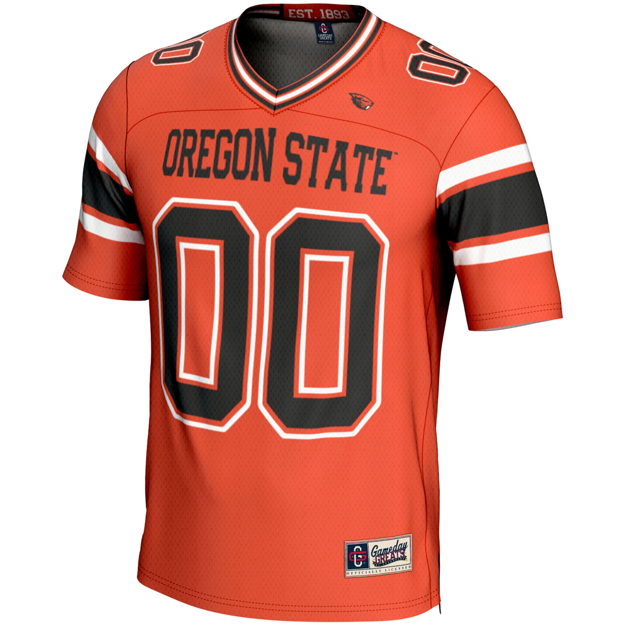 Oregon State Beavers Youth Football Jersey Orange - front view