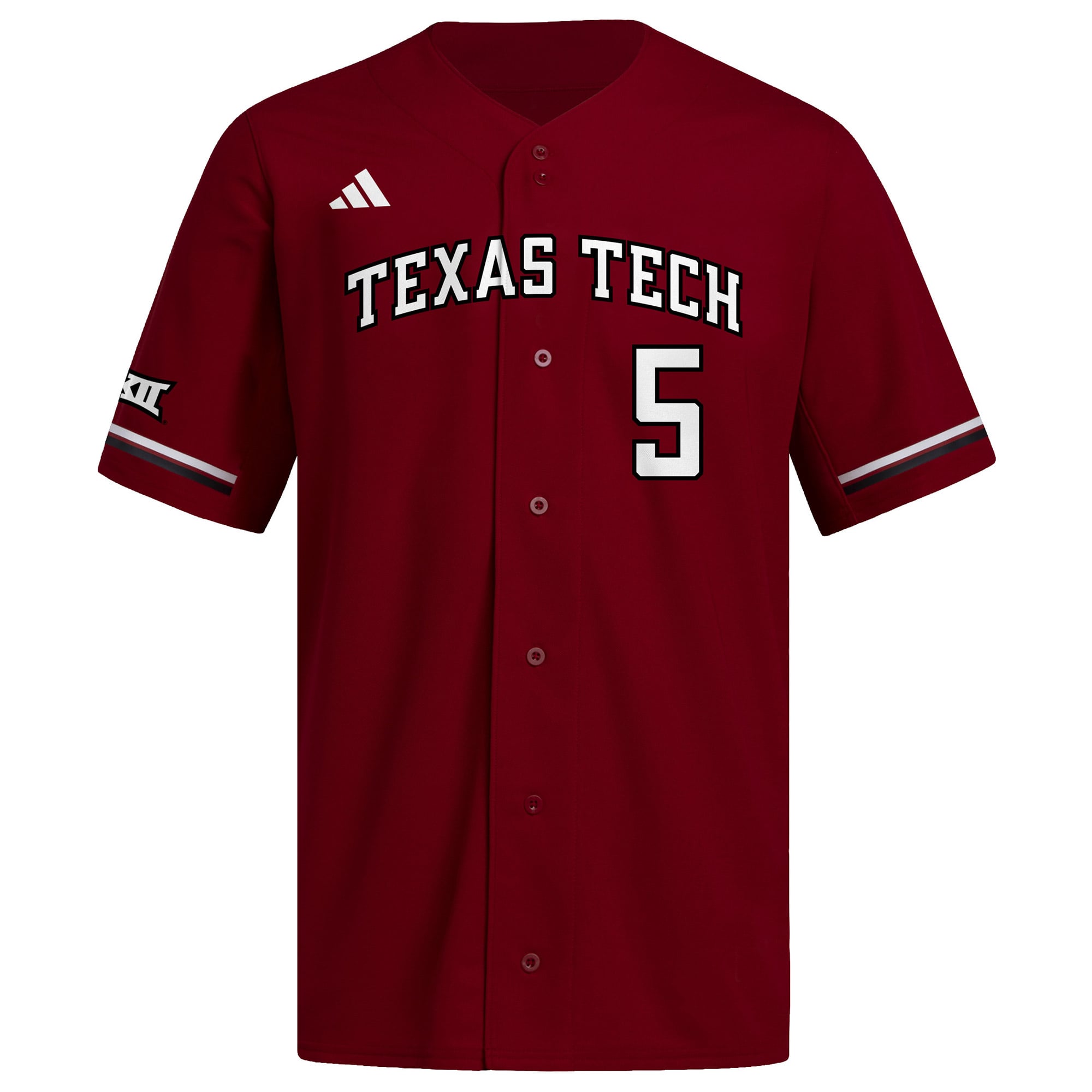 Patrick Mahomes Texas Tech Red Raiders Baseball Jersey Red - front view
