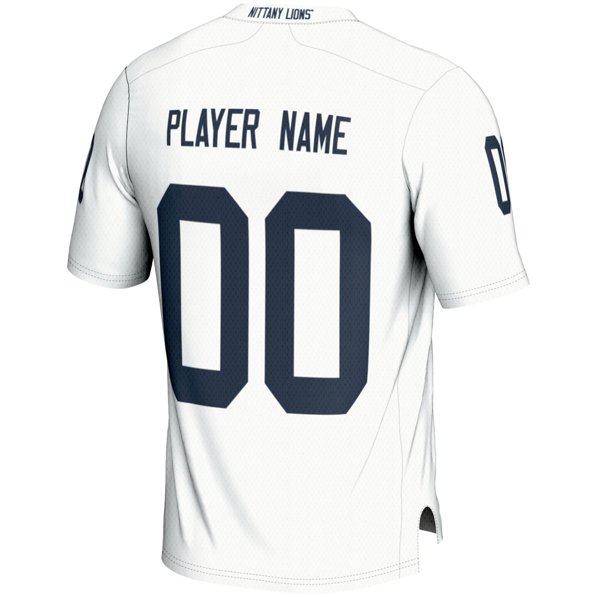 Penn State Nittany Lions Football Jersey White - back view