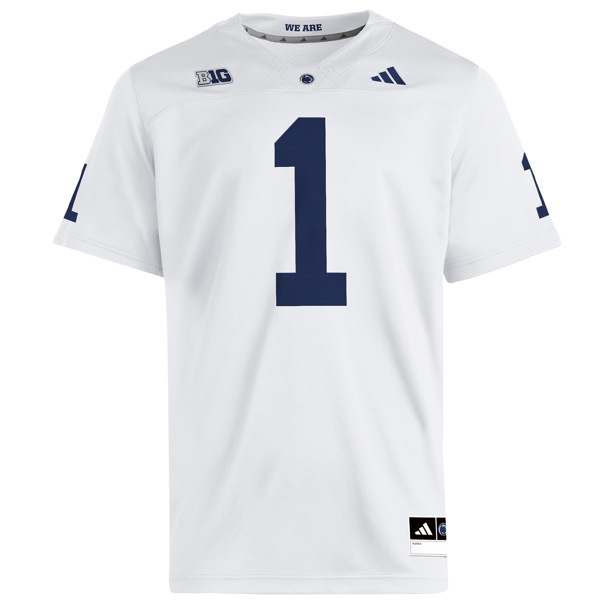 Penn State Nittany Lions Jersey Away White - front view