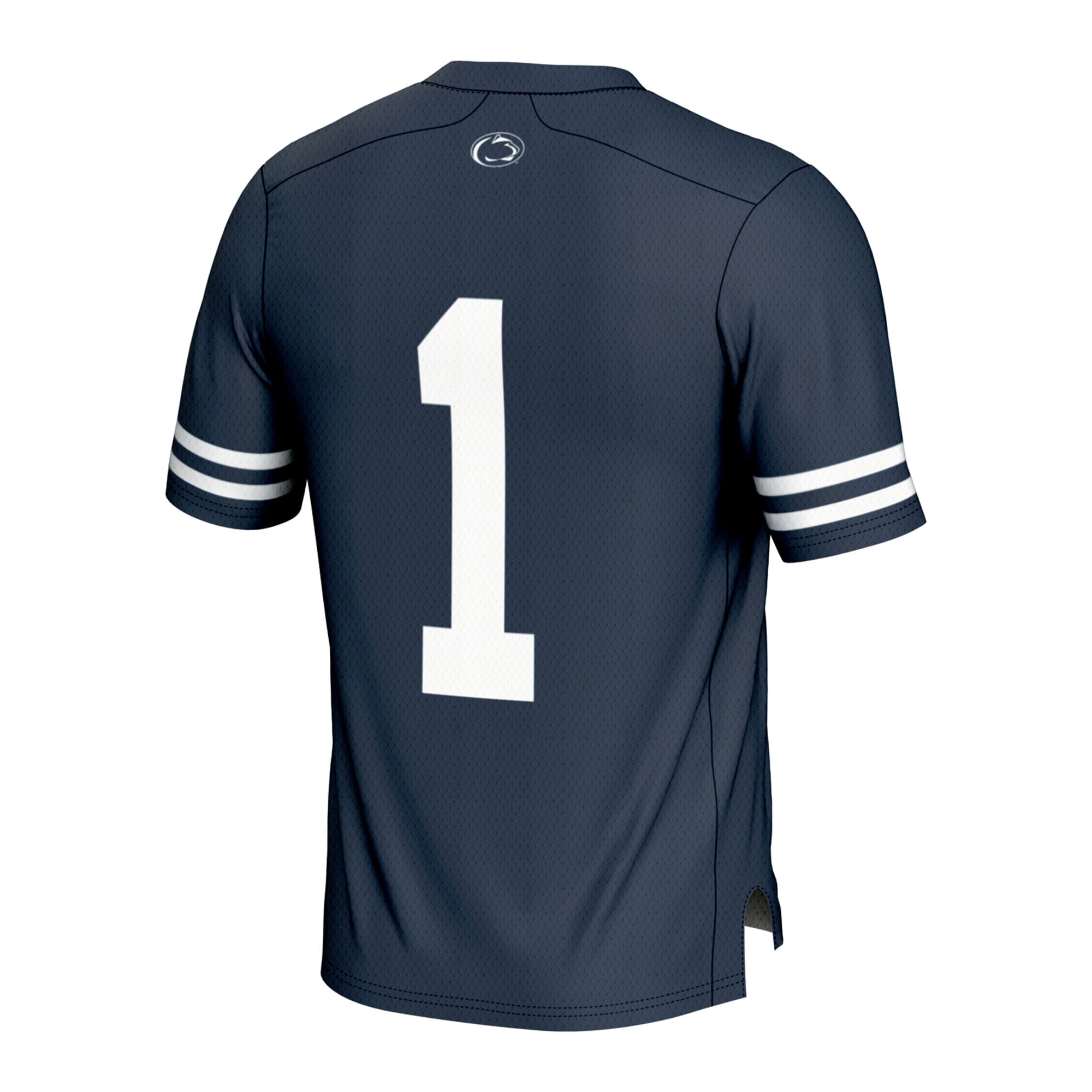 #1 Penn State Nittany Lions Lightweight Lacrosse Jersey Navy - back view