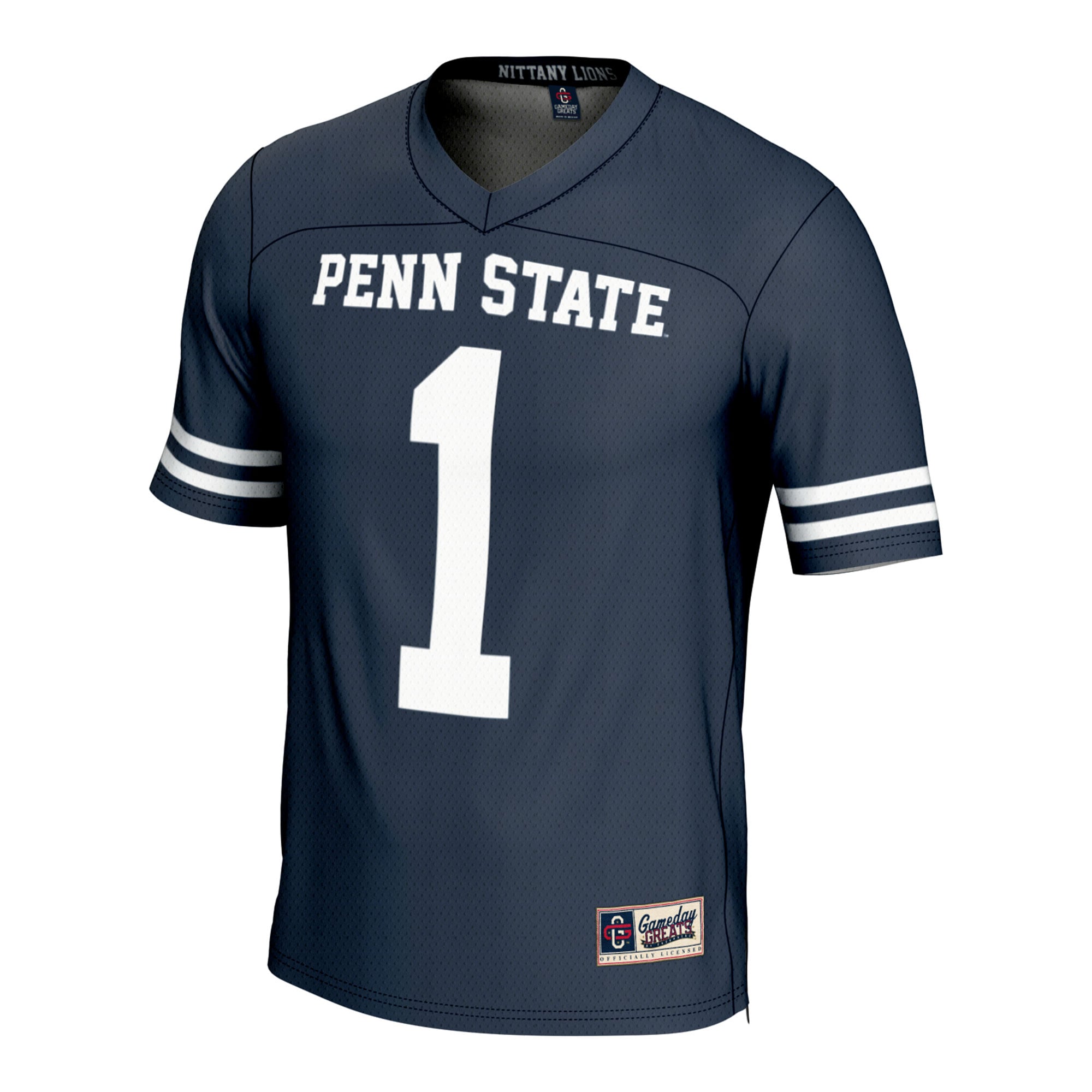 #1 Penn State Nittany Lions Lightweight Lacrosse Jersey Navy - front view