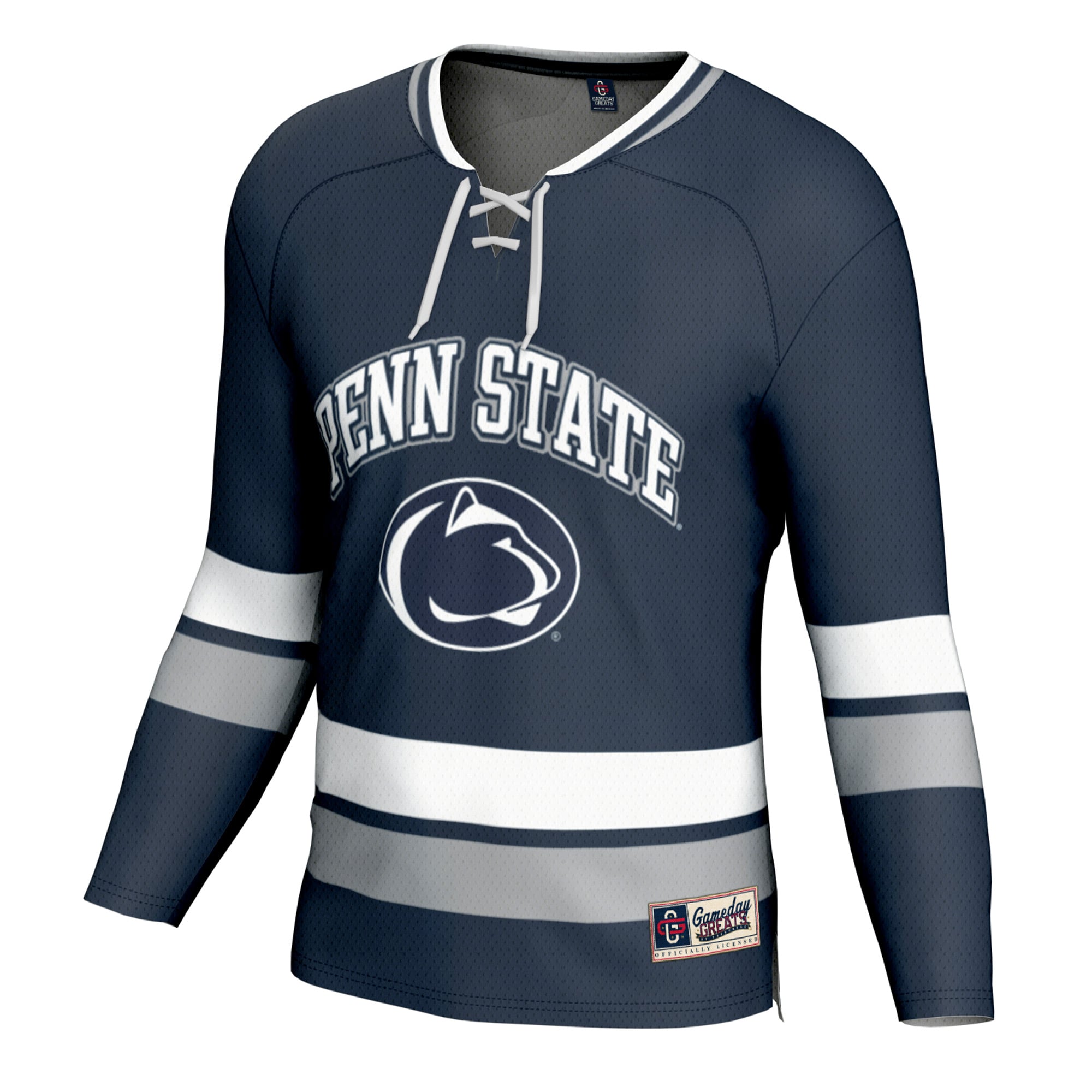 Penn State Nittany Lions Spirit Hockey Jersey Navy - front view
