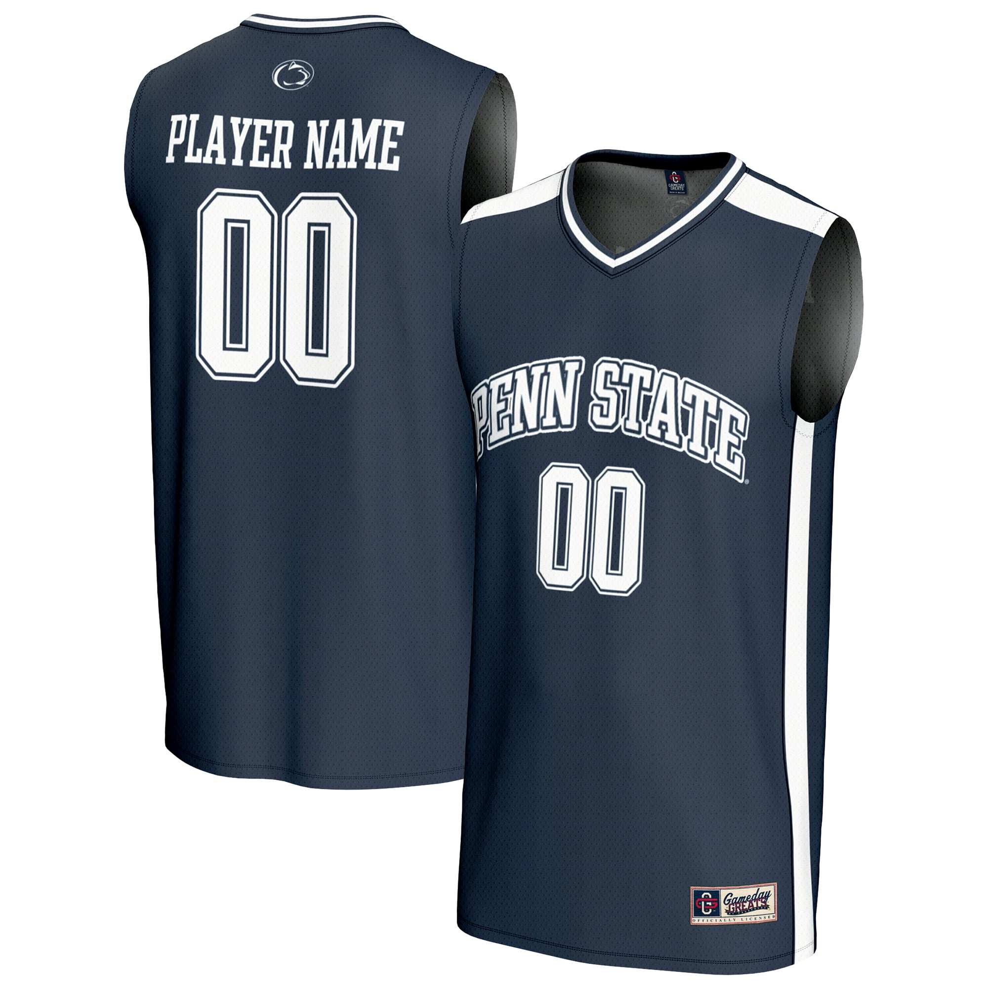 Penn State Nittany Lions Unisex Lightweight Collegiate Women's Basketball - front and back view