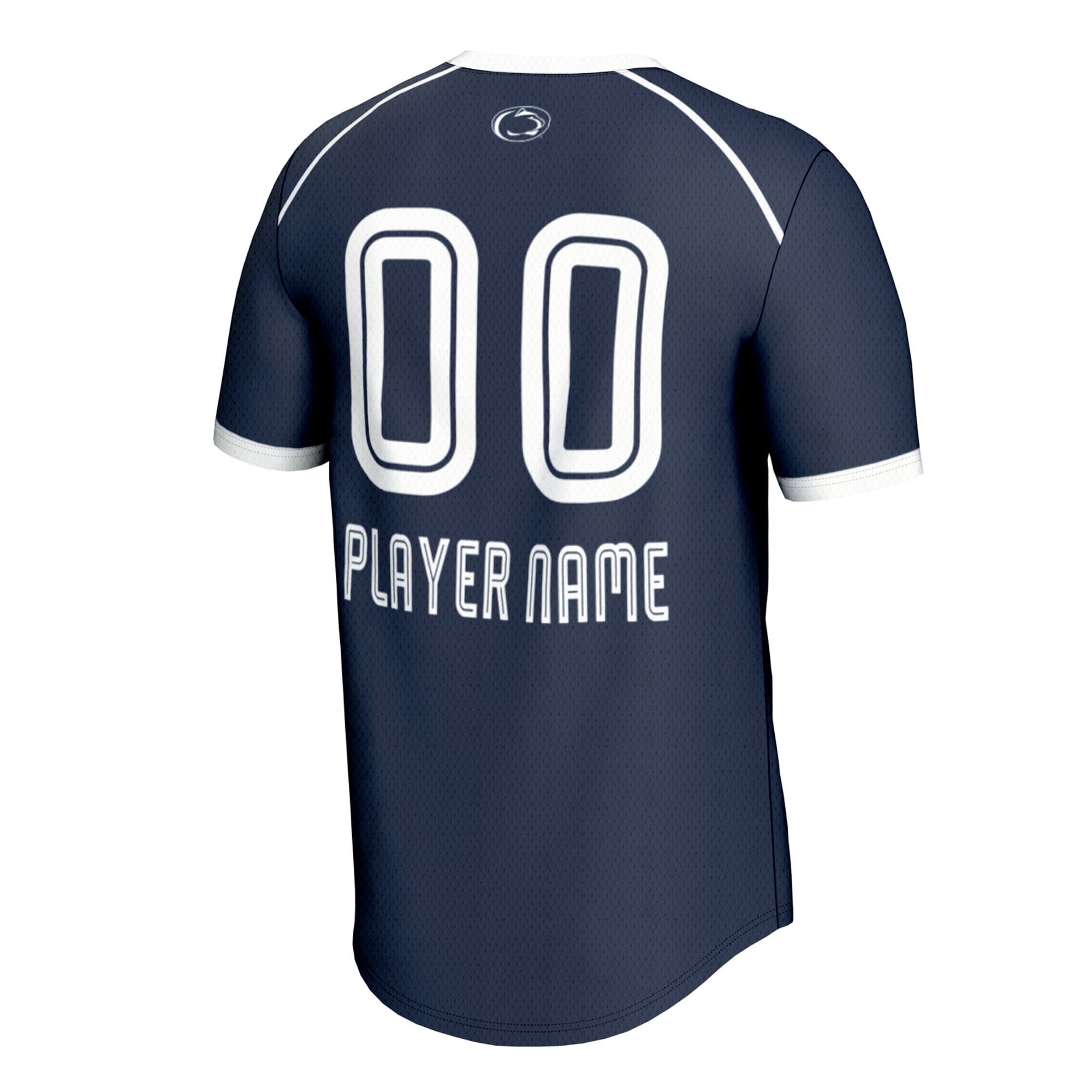 Penn State Nittany Lions Unisex Lightweight Collegiate Women's Lacrosse Jersey Navy - back view