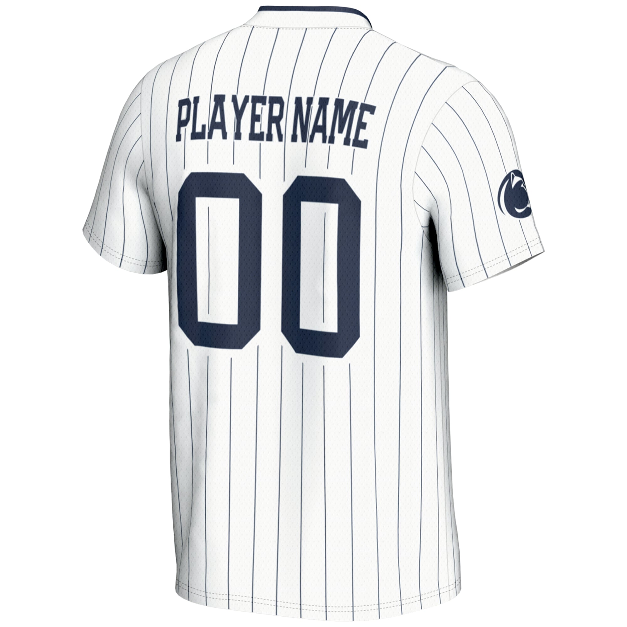 Penn State Nittany Lions Unisex Lightweight Softball Jersey White - back view