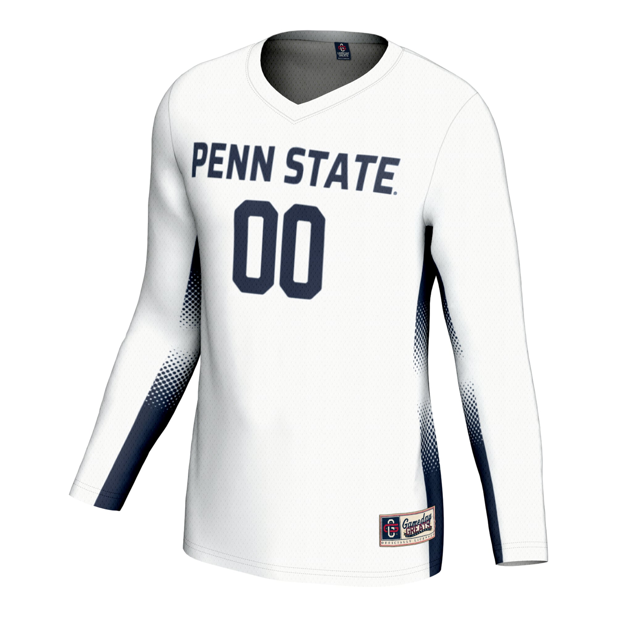 Penn State Nittany Lions Unisex Lightweight Volleyball Jersey White - front view