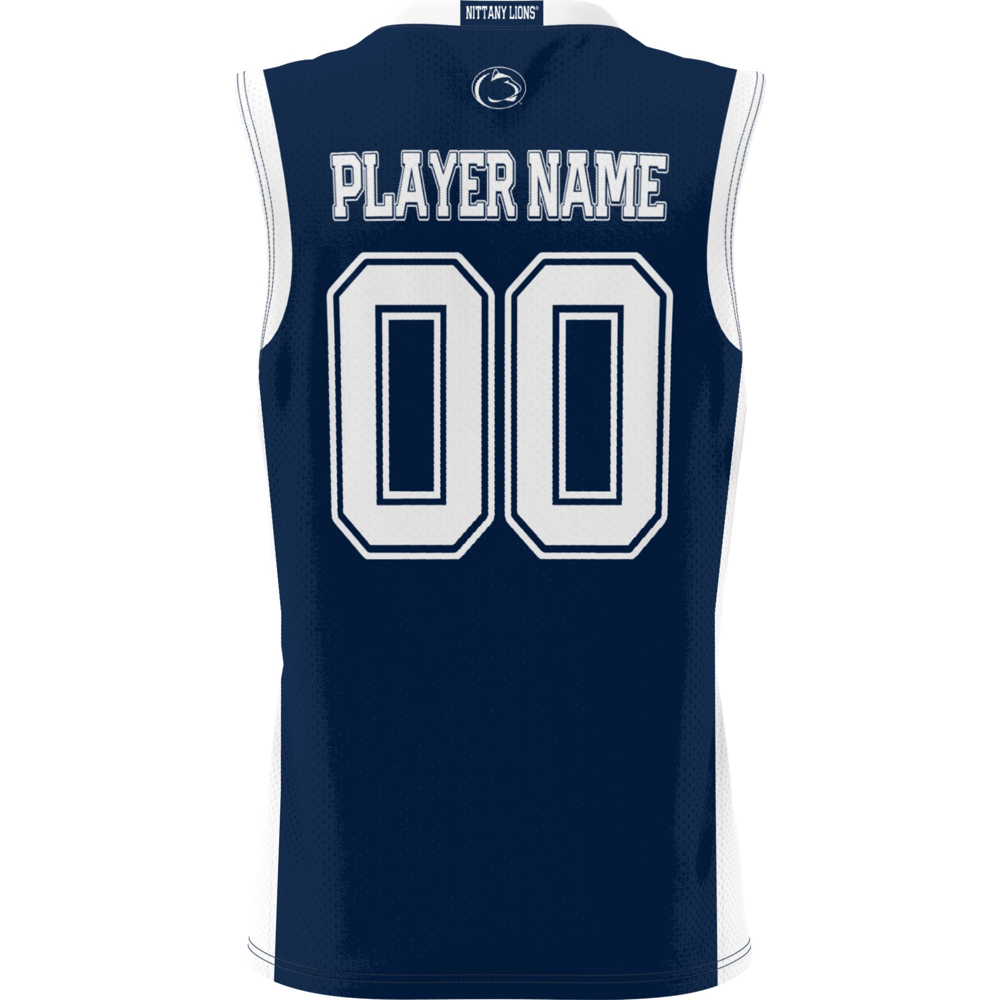 Penn State Nittany Lions Unisex Lightweight Women's Basketball Jersey Navy - back view
