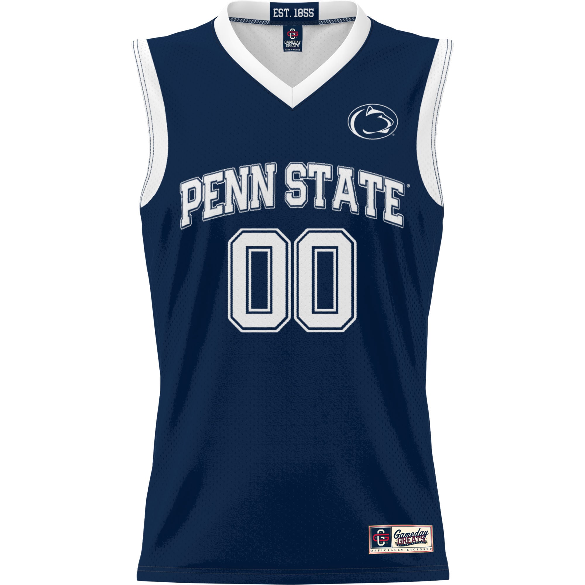 Penn State Nittany Lions Youth Lightweight Women's Basketball Jersey Navy - front view