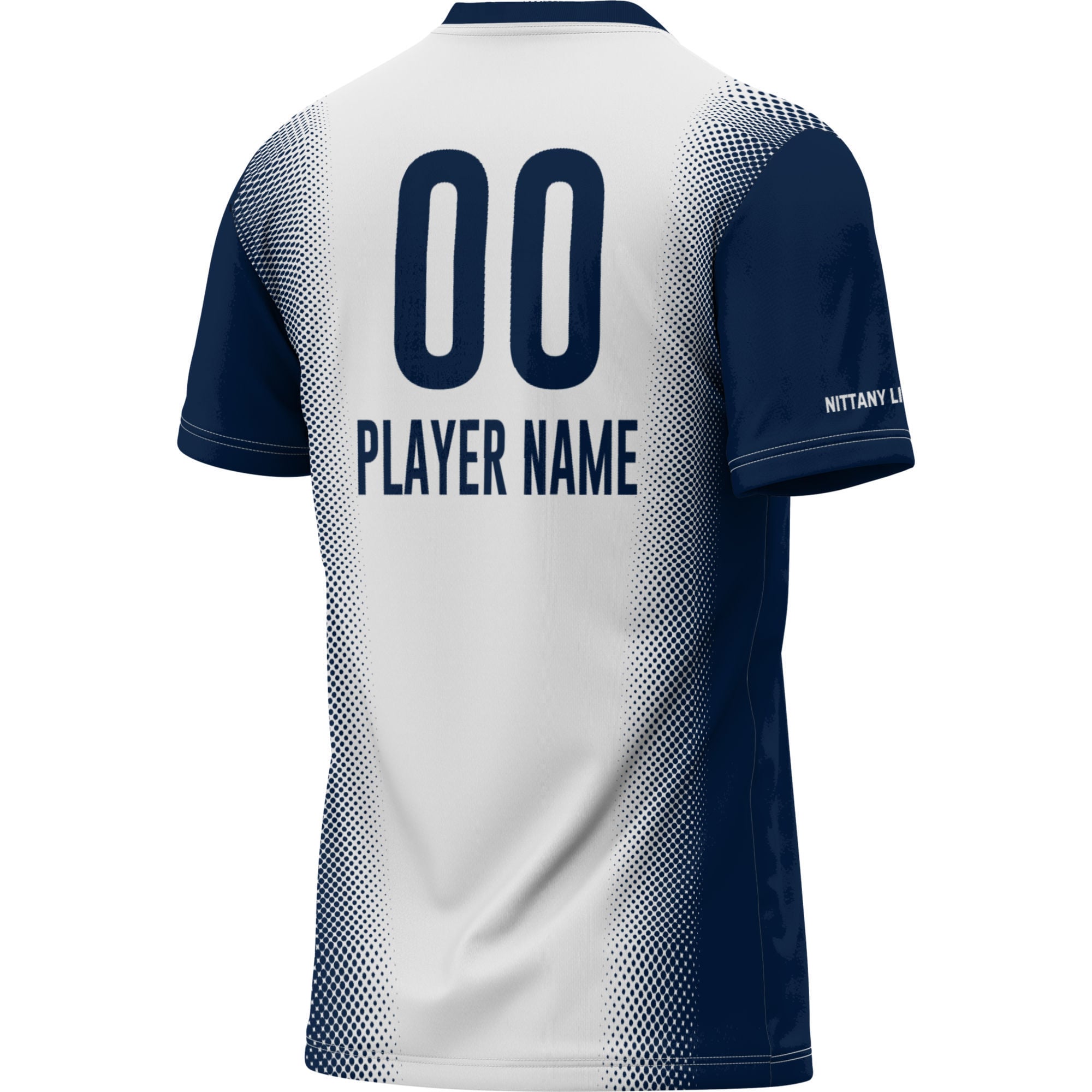 Penn State Nittany Lions Unisex Lightweight Women's Soccer Jersey White - back view