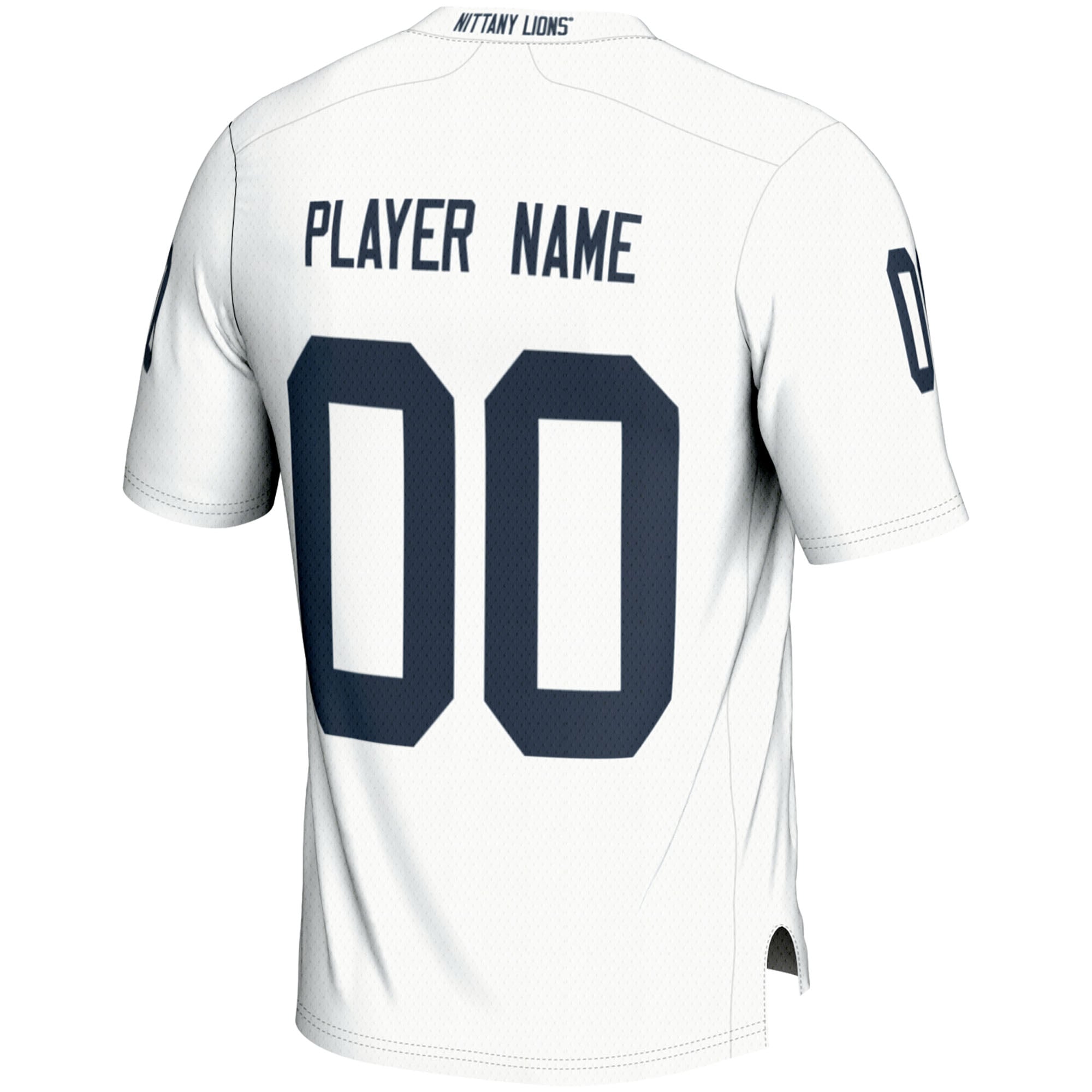 Penn State Nittany Lions Youth Football Jersey White - back view