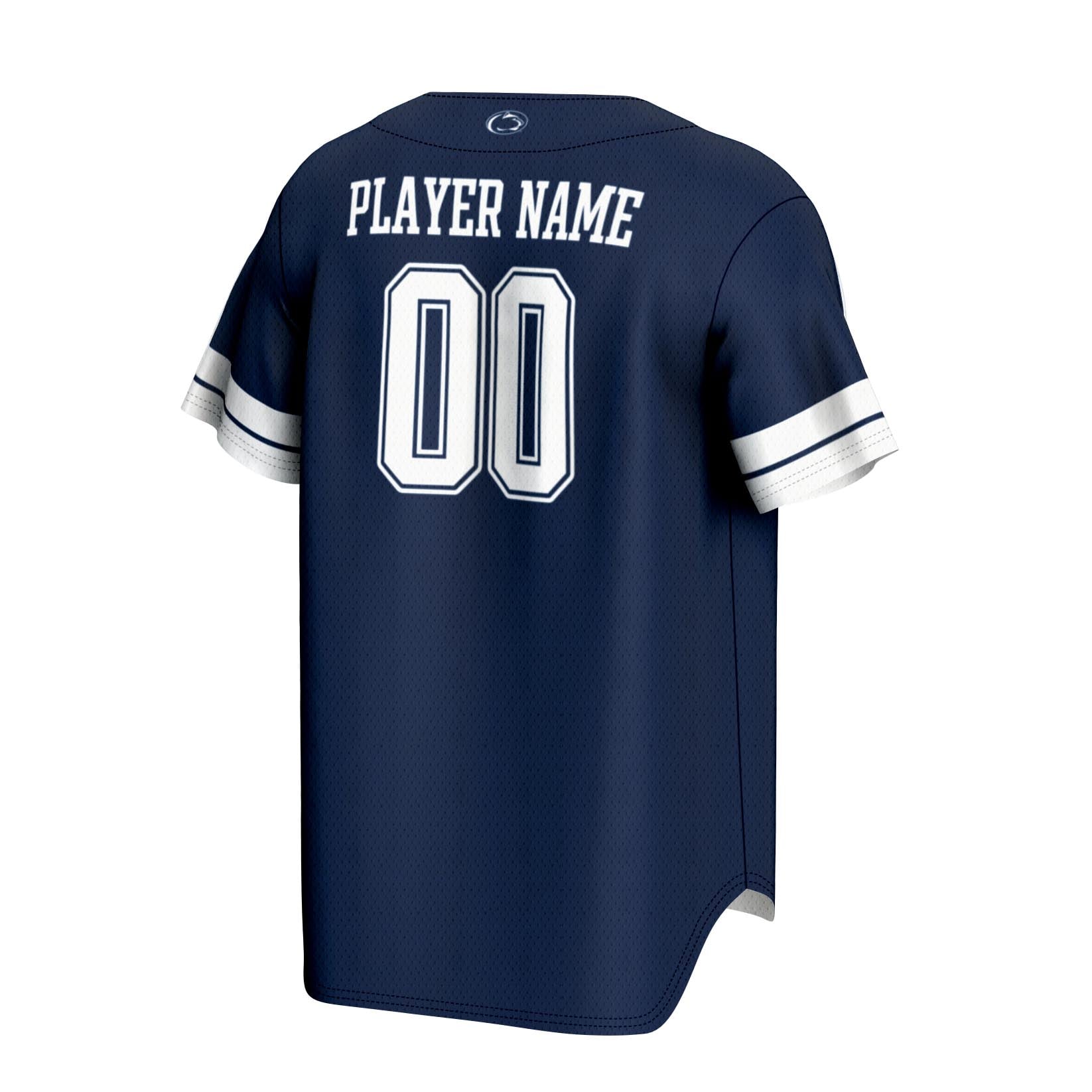 Penn State Nittany Lions Youth Lightweight Baseball Jersey Navy - back view