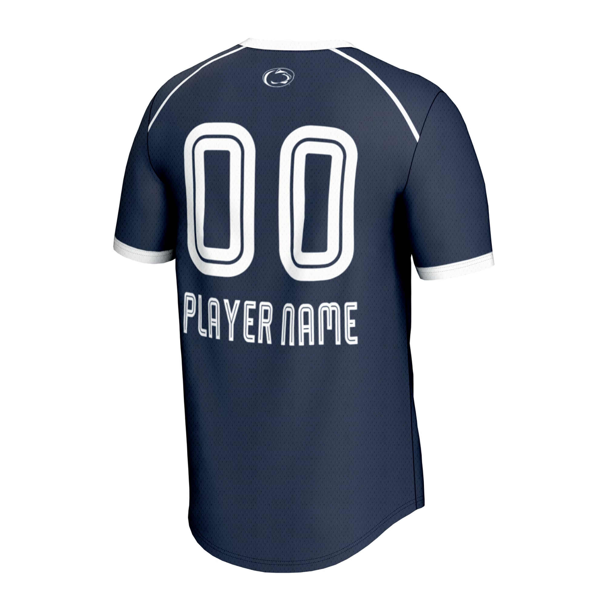 Penn State Nittany Lions Youth Lightweight Collegiate Women's Lacrosse Jersey Navy - back view