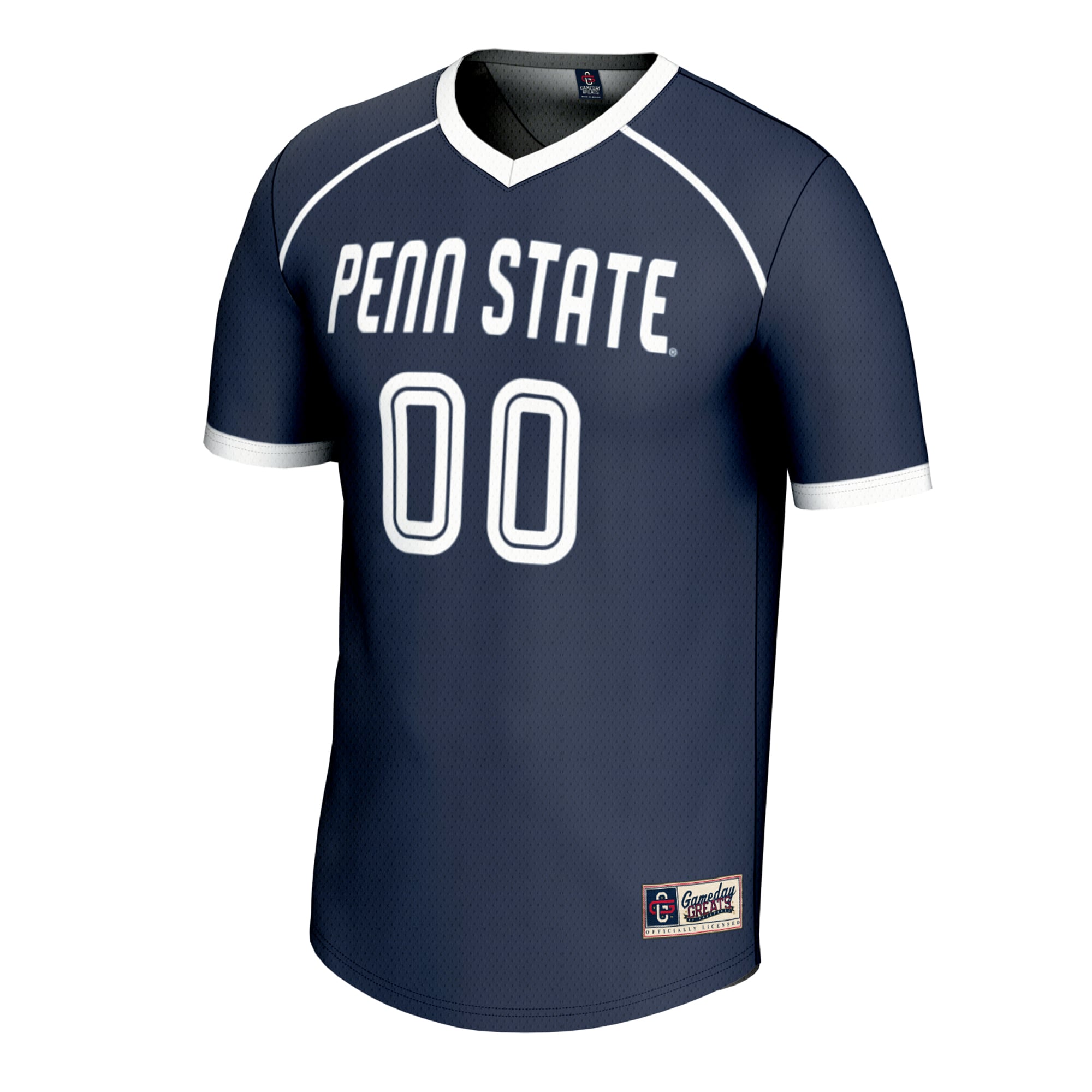 Penn State Nittany Lions Youth Lightweight Collegiate Women's Lacrosse Jersey Navy - front view