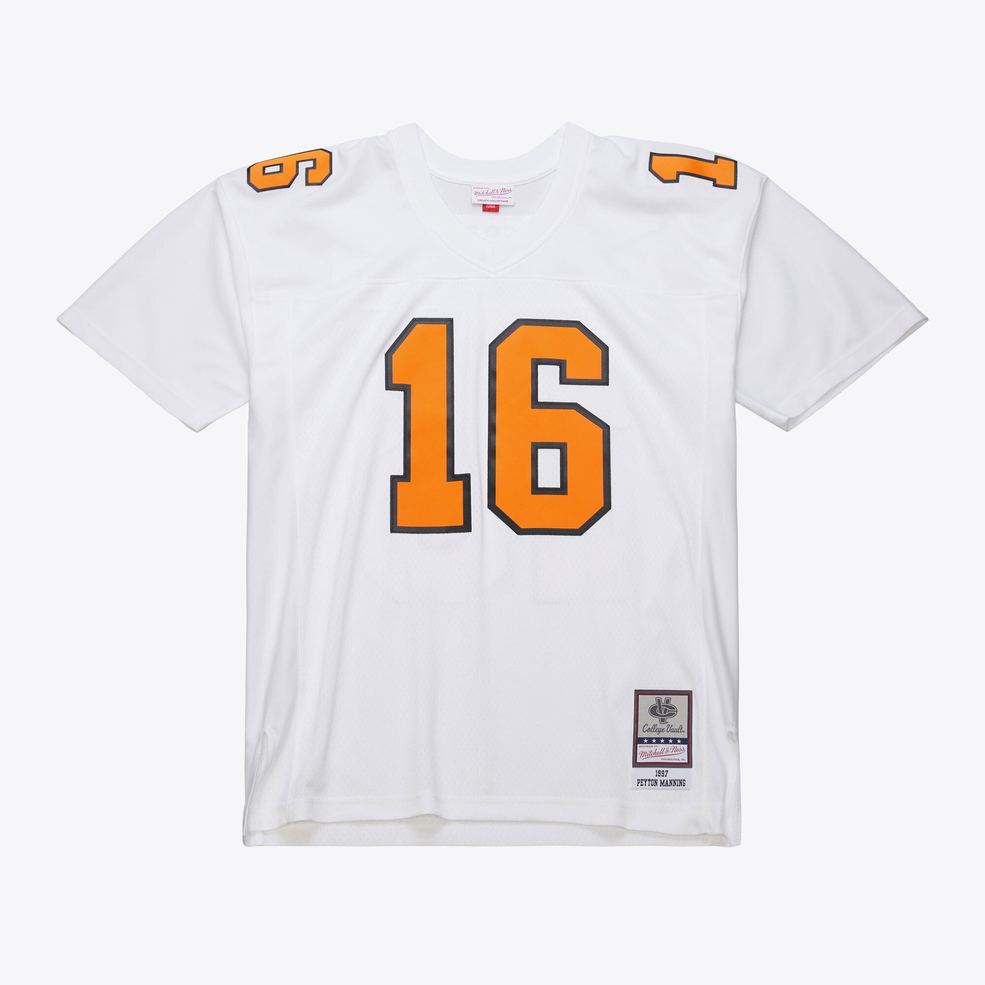 Peyton Manning Tennessee Volunteers 1997 Jersey White - front and back view