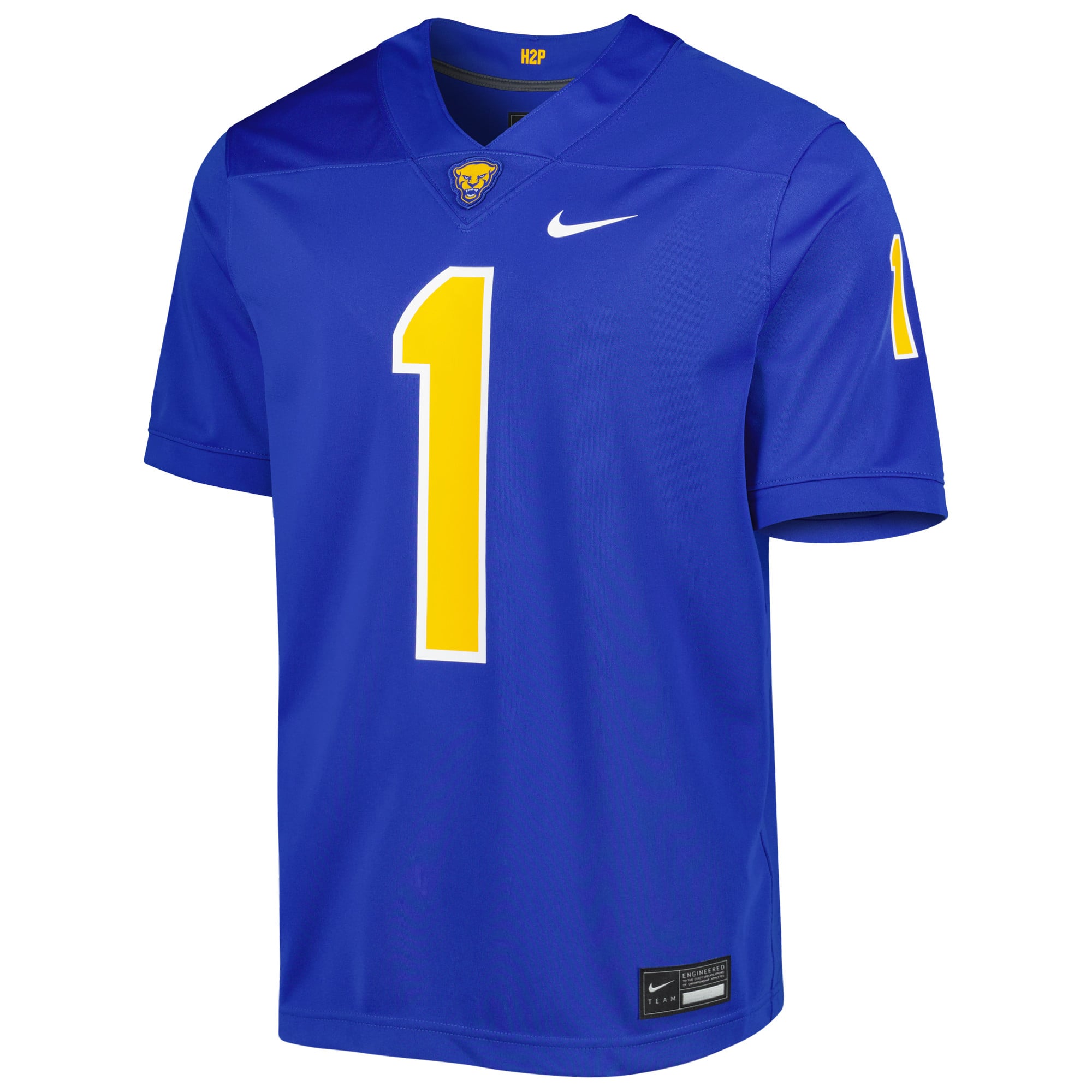 #1 Pitt Panthers Football Jersey Royal - front view