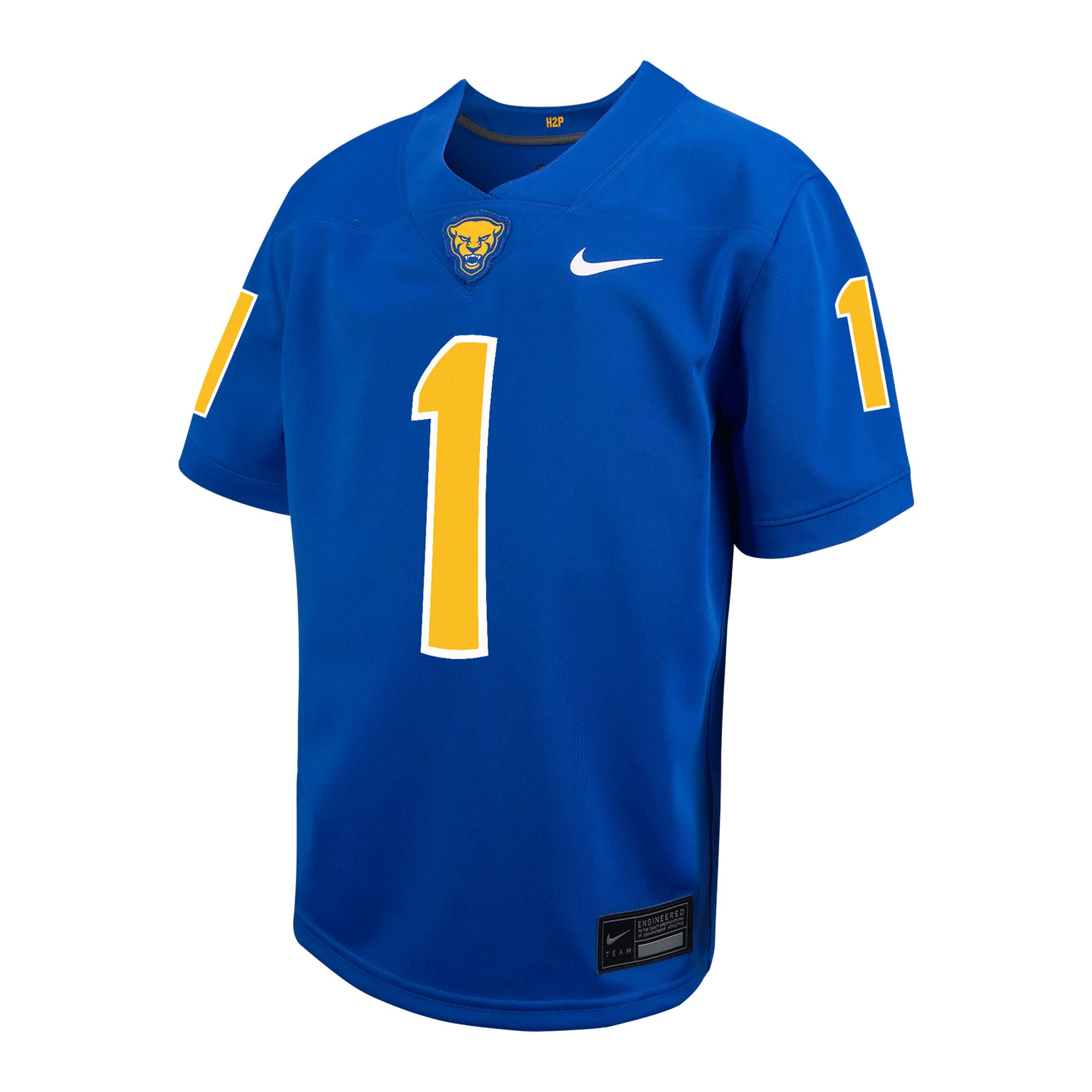 Pitt Panthers Toddler Football Jersey Royal - front view