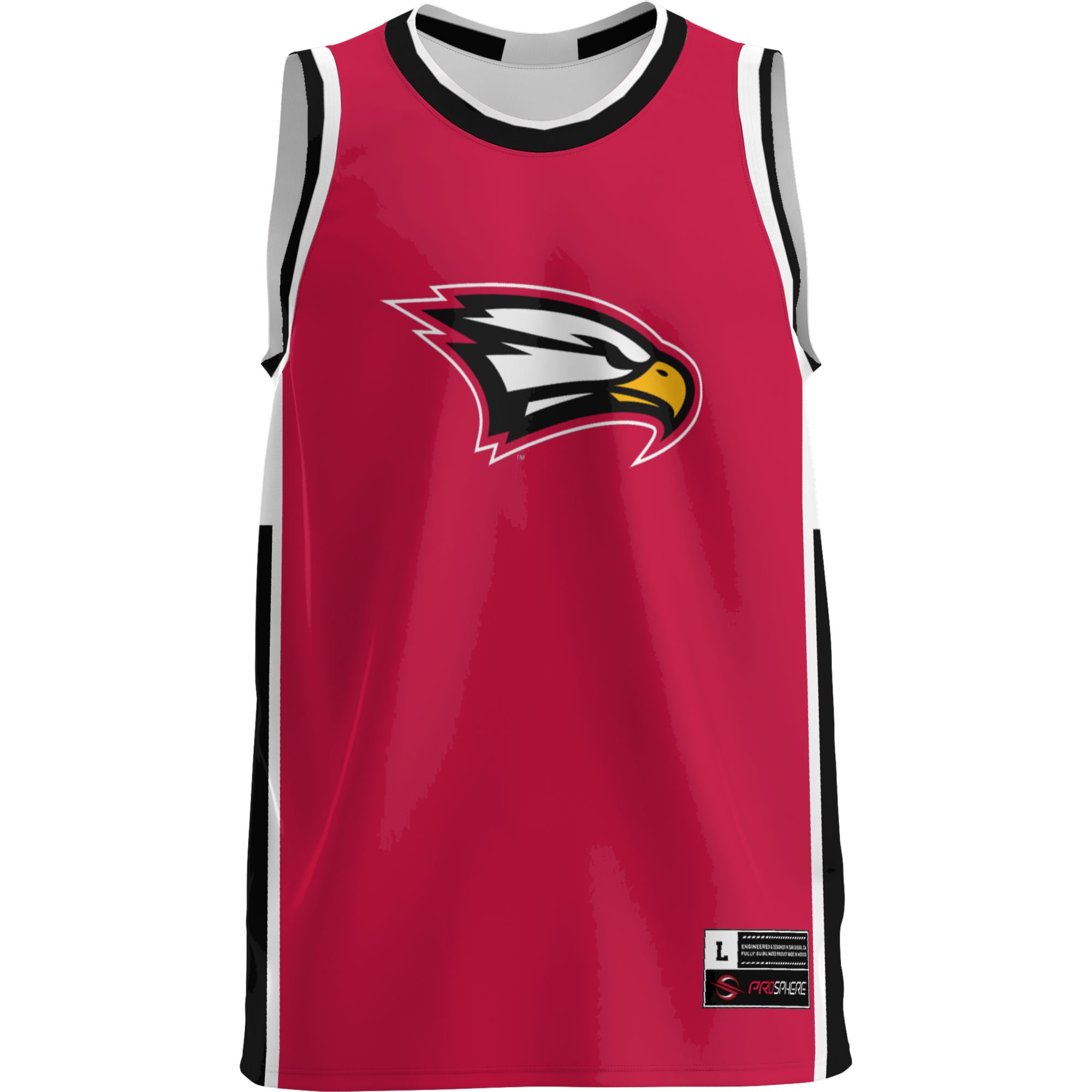 Polk State College Eagles Lightweight Basketball Jersey Red - front view