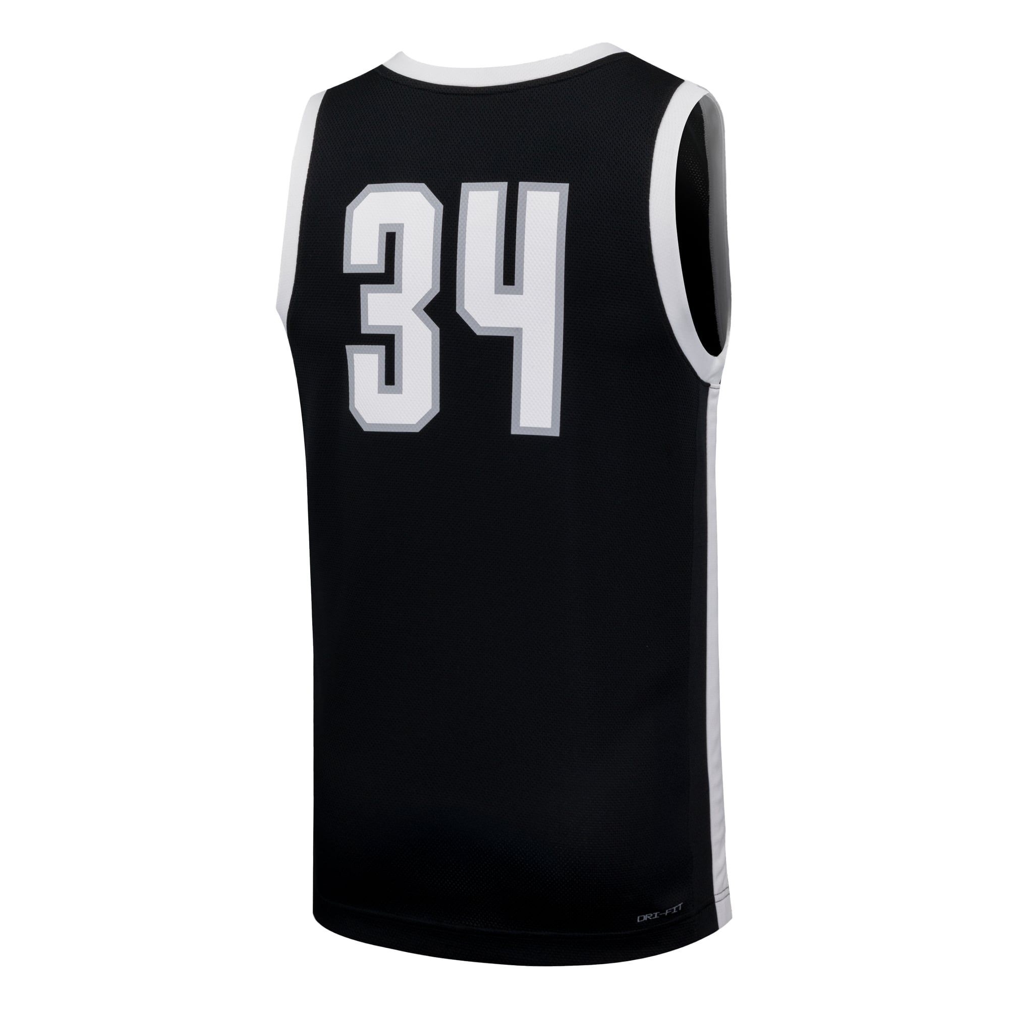 #34 Providence Friars Basketball Jersey Black - back view