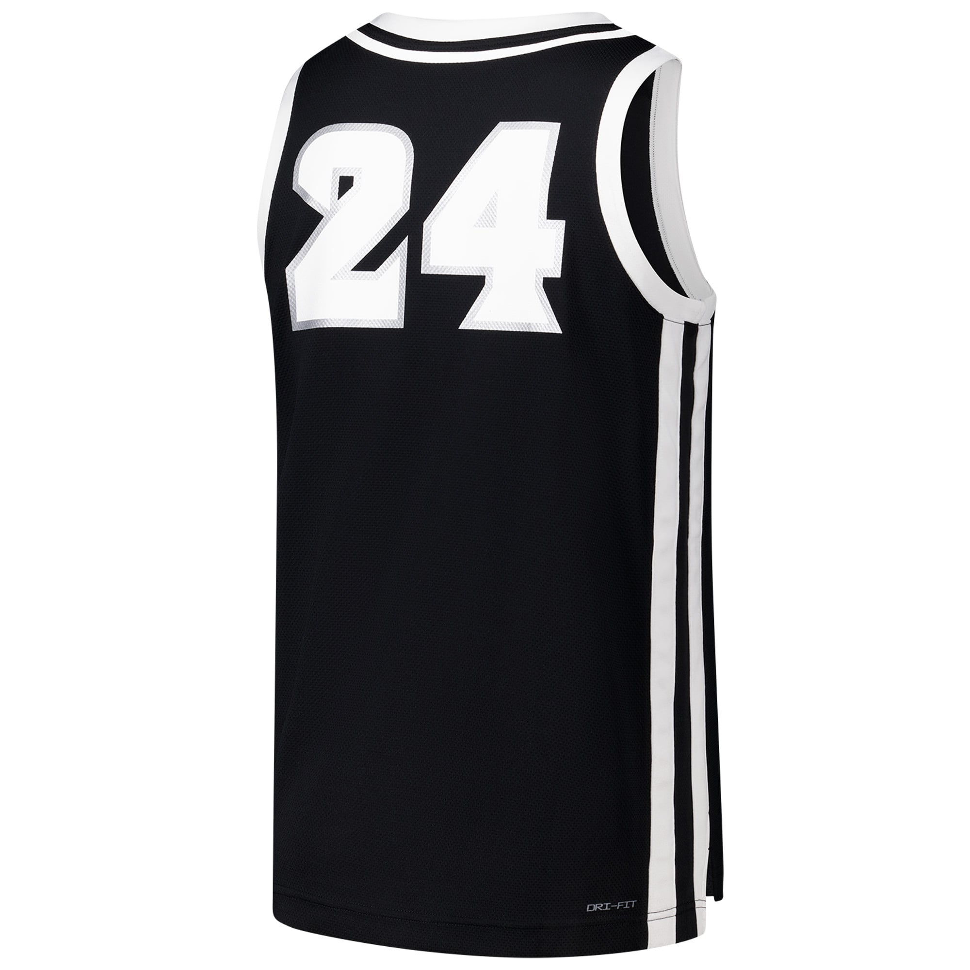 #24 Providence Friars Basketball Jersey Black - back view