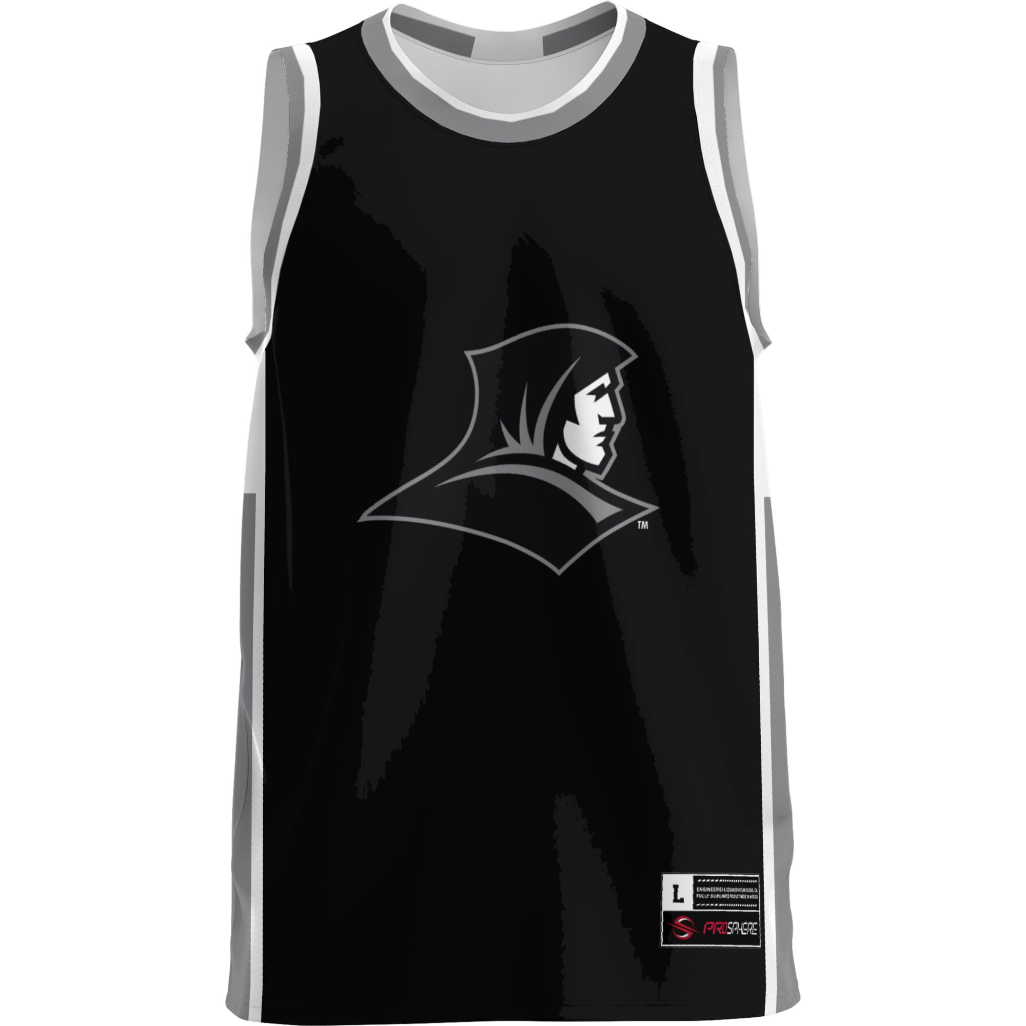 Providence Friars Lightweight Basketball Jersey Black - front view