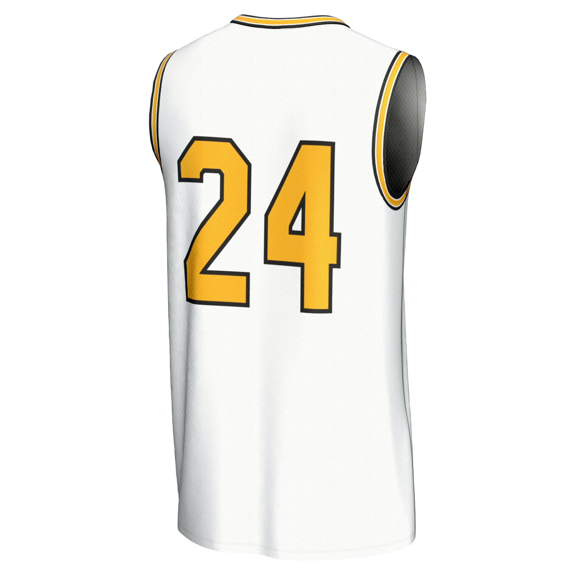 #24 Providence Friars Lightweight Basketball Jersey White - back view