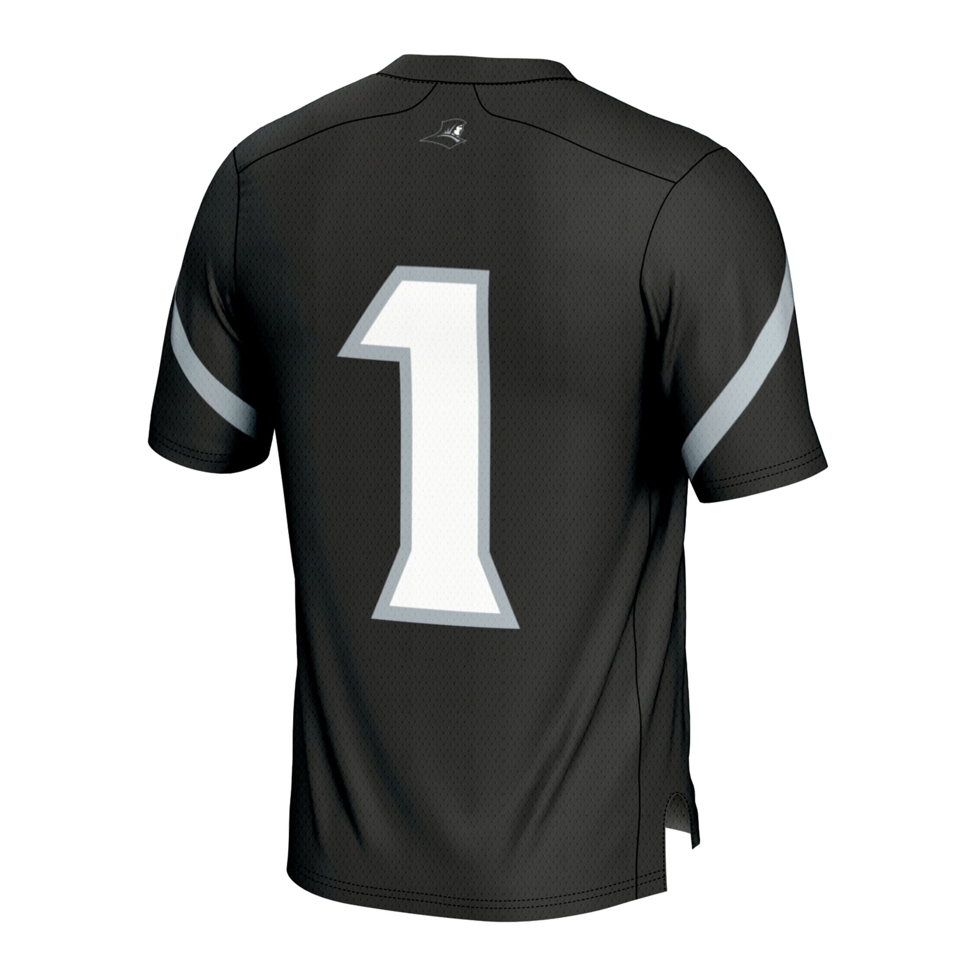 #1 Providence Friars Lightweight Lacrosse Jersey Black - back view
