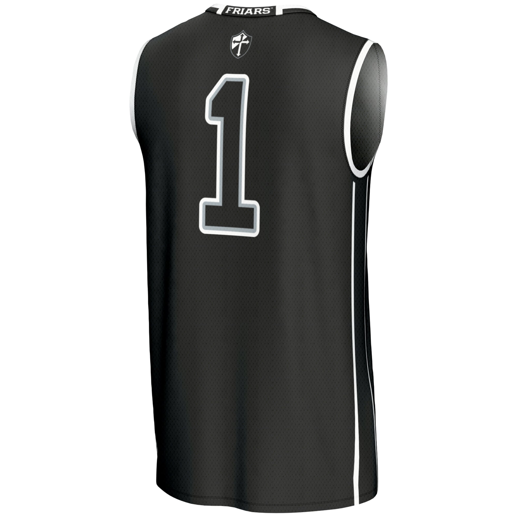 #1 Providence Friars Unisex Lightweight Basketball Jersey Black - back view