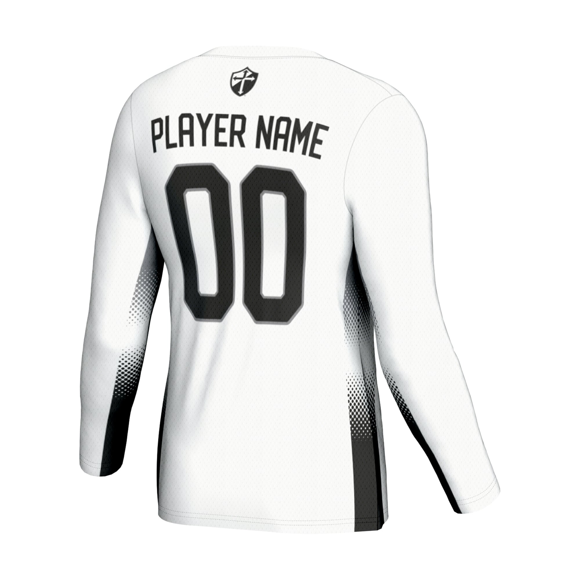 Providence Friars Unisex Lightweight Volleyball Jersey White - back view