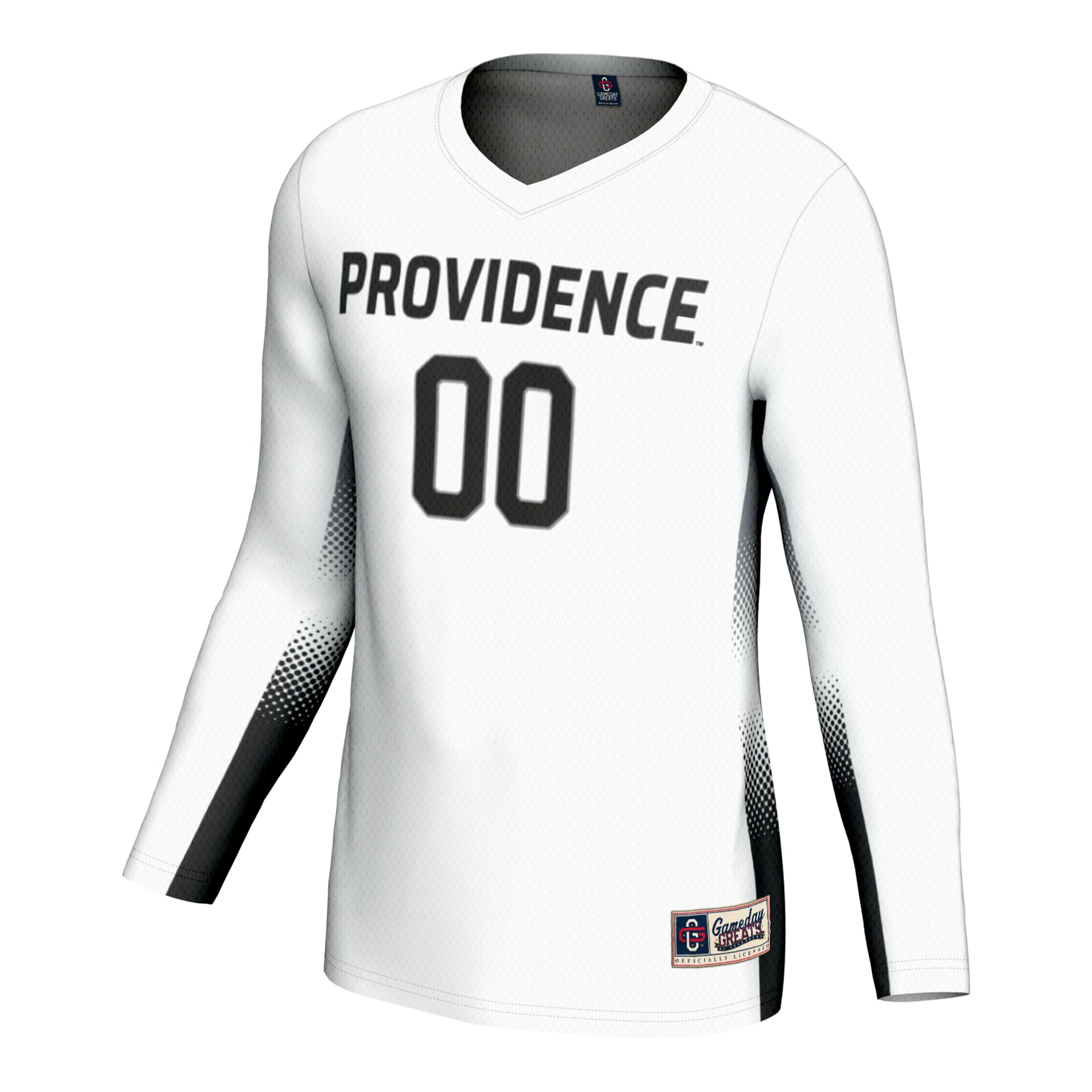 Providence Friars Unisex Lightweight Volleyball Jersey White - front view