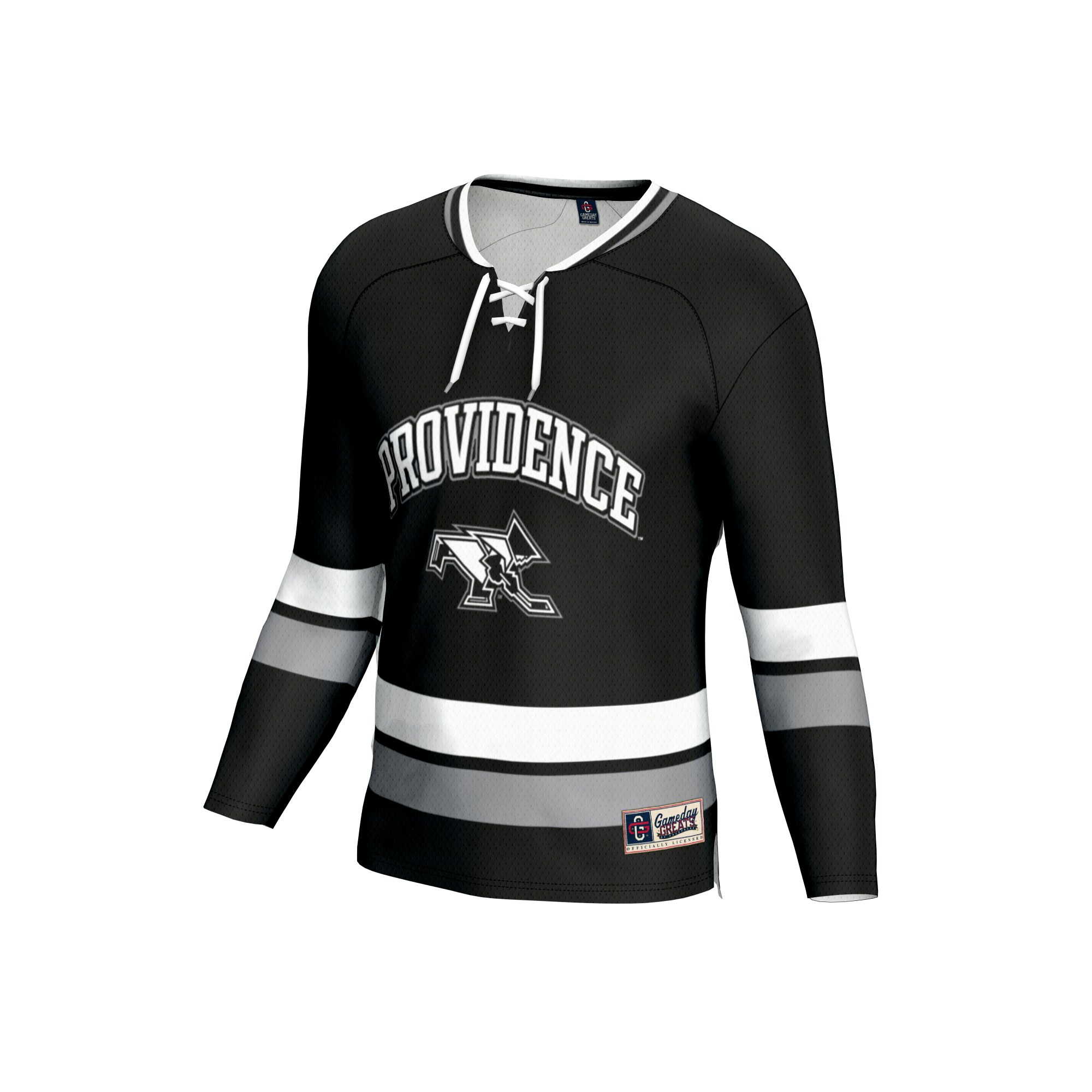 Providence Friars Youth Lightweight Fashion Men's Hockey Jersey Black - front view